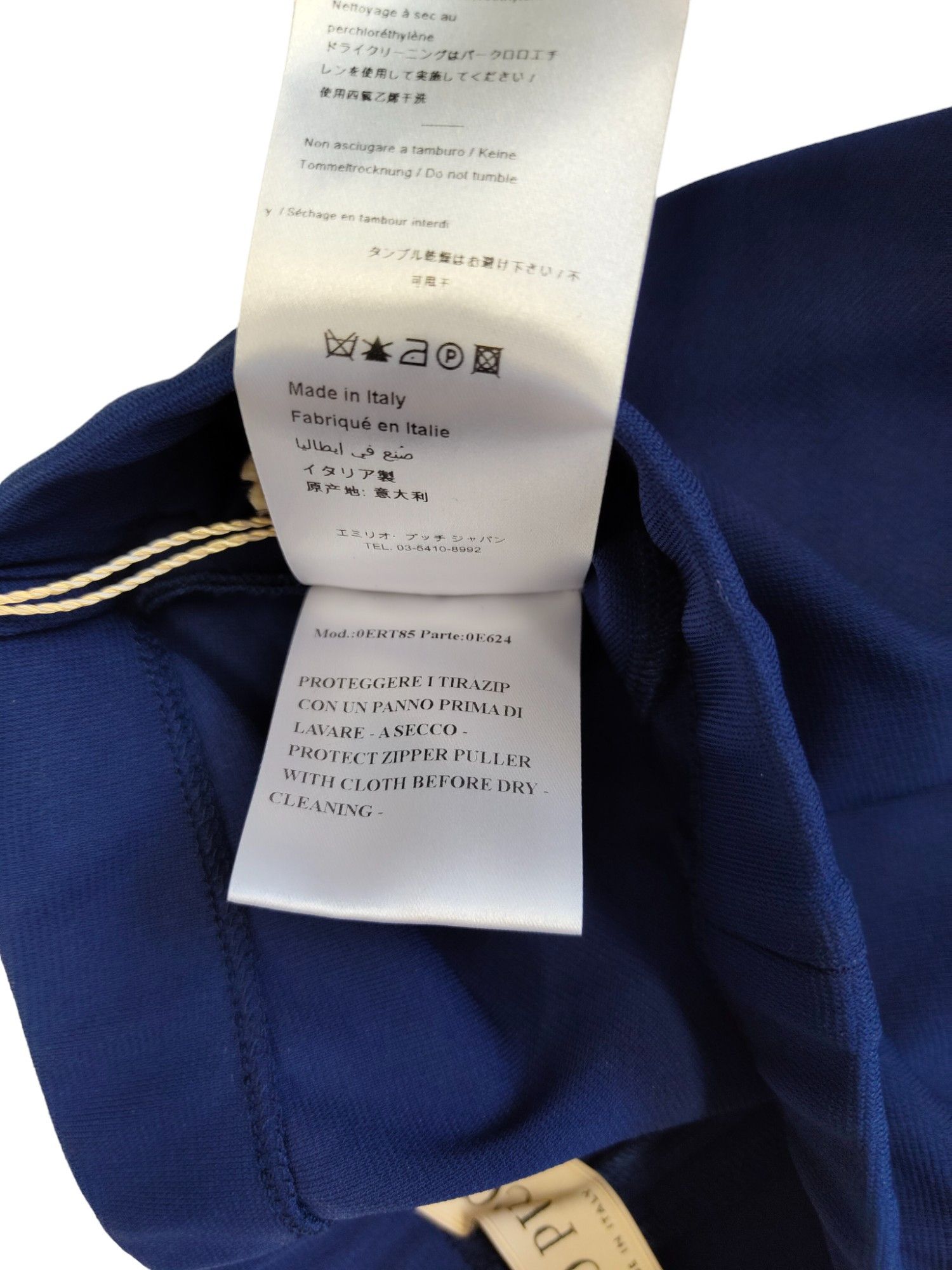Emilio Pucci Emilio Pucci Navy Blue Straight Pants Size 27" / US 4 / IT 40 - 7 Thumbnail