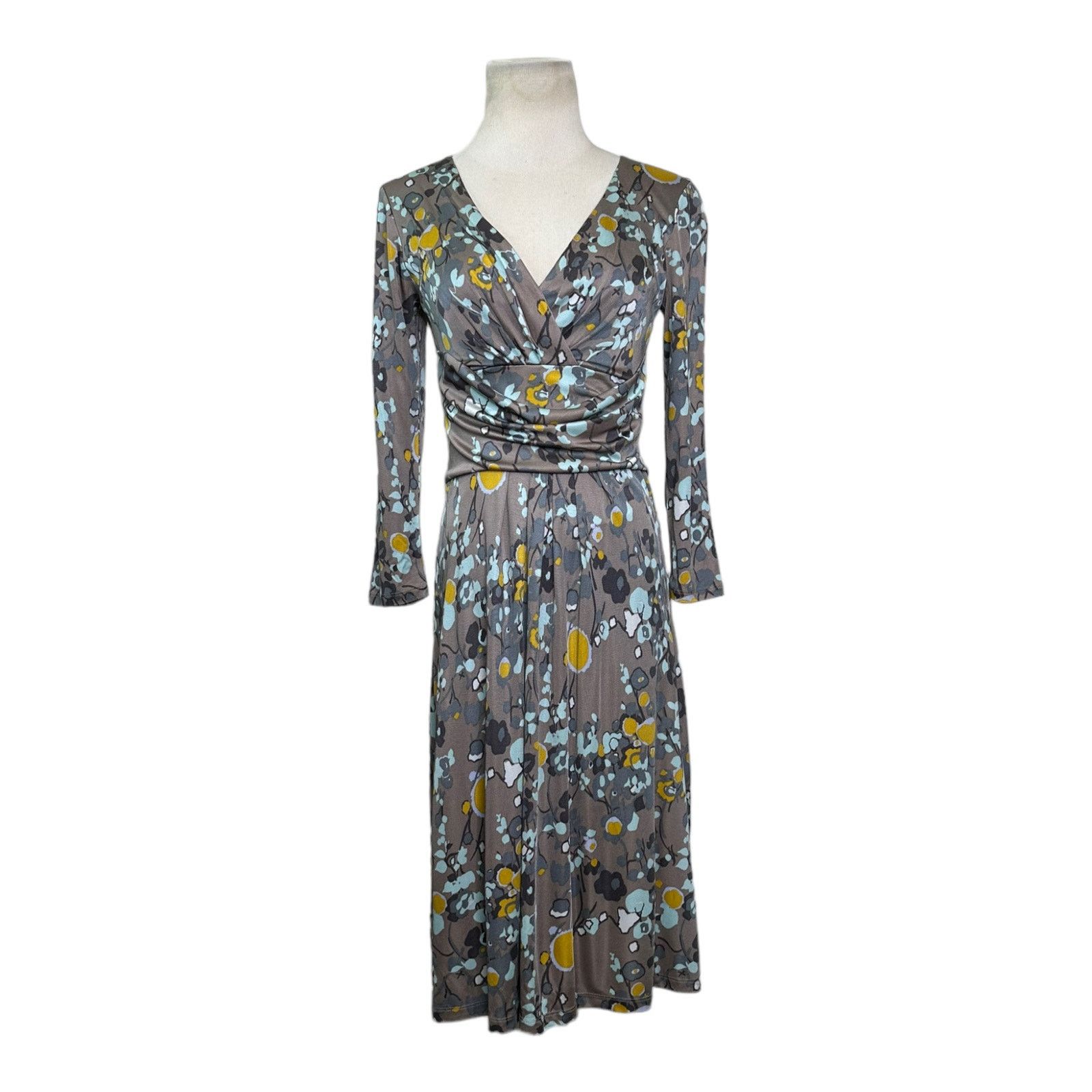 Boden Boden Limited Edition Floral Surplice Pleated Skirt Dress 4 Size S / US 4 / IT 40 - 9 Thumbnail