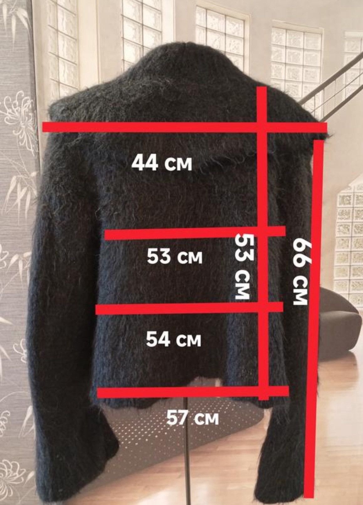 Hermes Rare Vintage 1990s Hermes Mohair Black Jacket Size S / US 4 / IT 40 - 5 Thumbnail