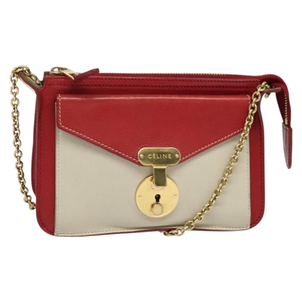 Celine Celine Shoulder Bag Leather Size ONE SIZE - 1 Thumbnail