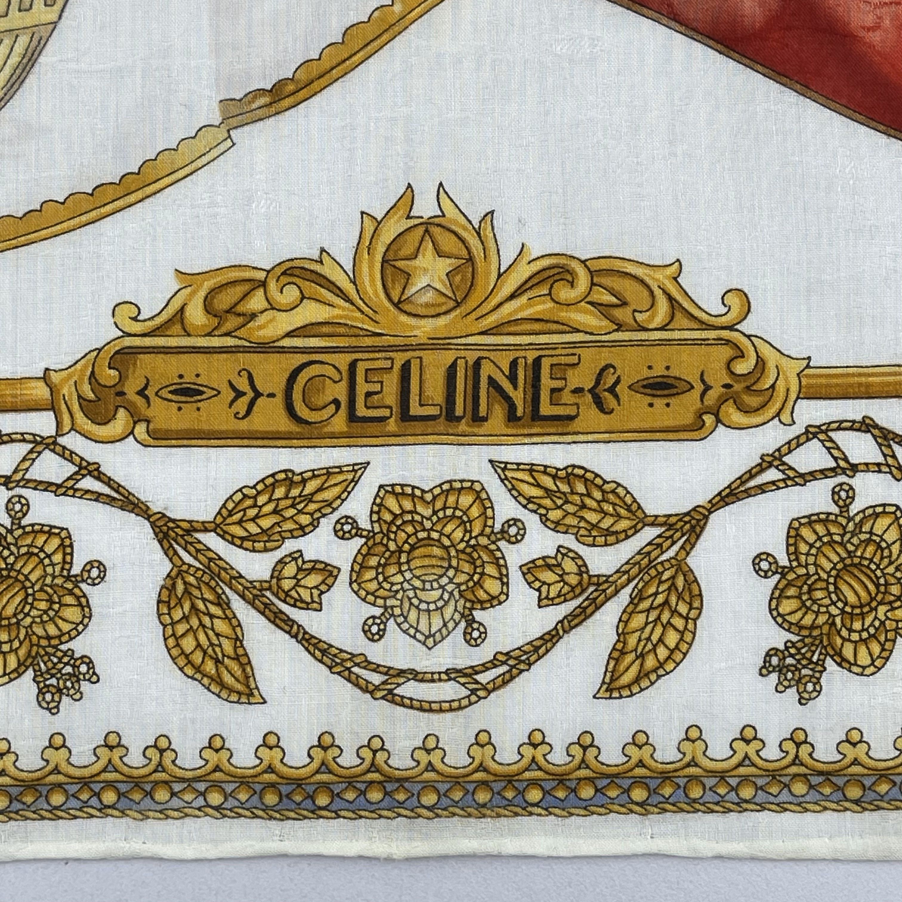 Celine × Vintage Celine Handkerchief / Neckerchief / Bandana - 4186 Size ONE SIZE - 7 Thumbnail