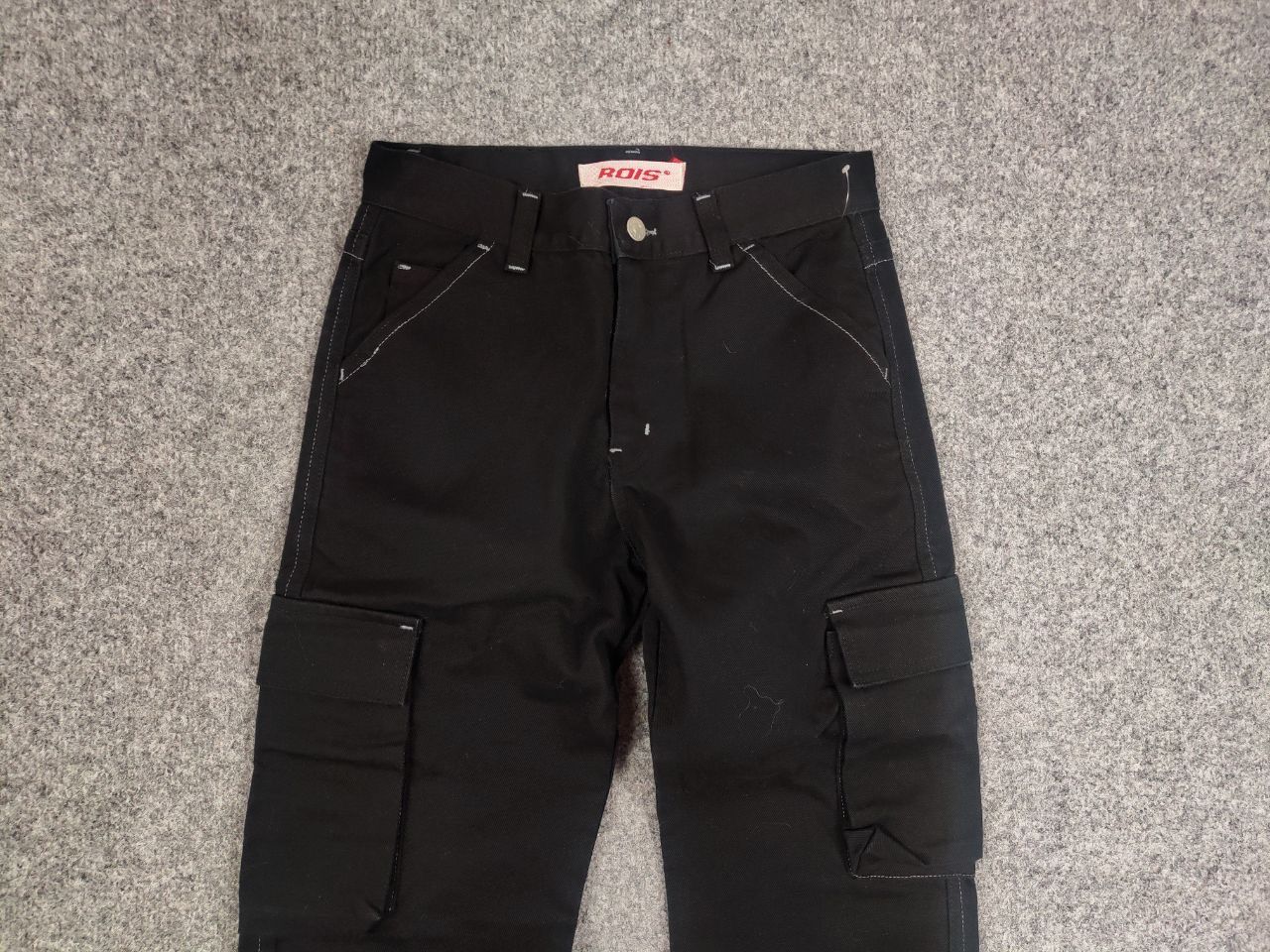 Japanese Brand Rois Sportswear Japan style Black Denim Cargo Pants Size US 30 / EU 46 - 8 Thumbnail