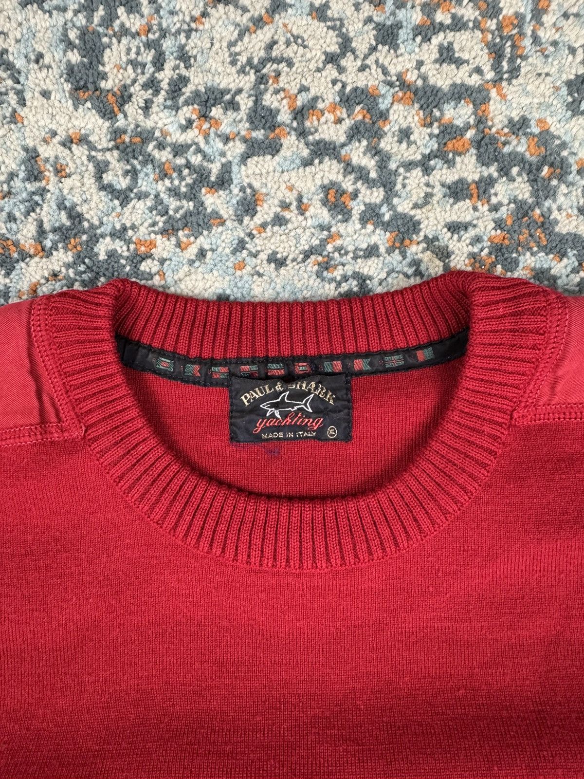 Paul & Shark × Vintage Vintage 90s Paul & Shark boxy wool sweater elbow patches Size US XL / EU 56 / 4 - 4 Thumbnail