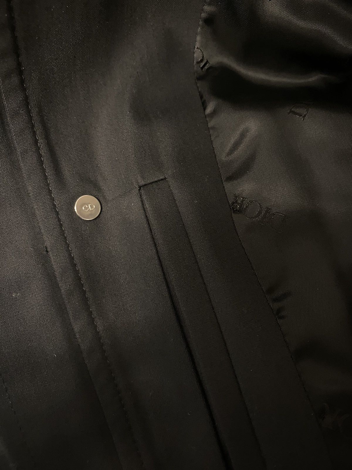 Dior Dior black jacket with removable oblique collar 44 Size US S / EU 44-46 / 1 - 7 Thumbnail