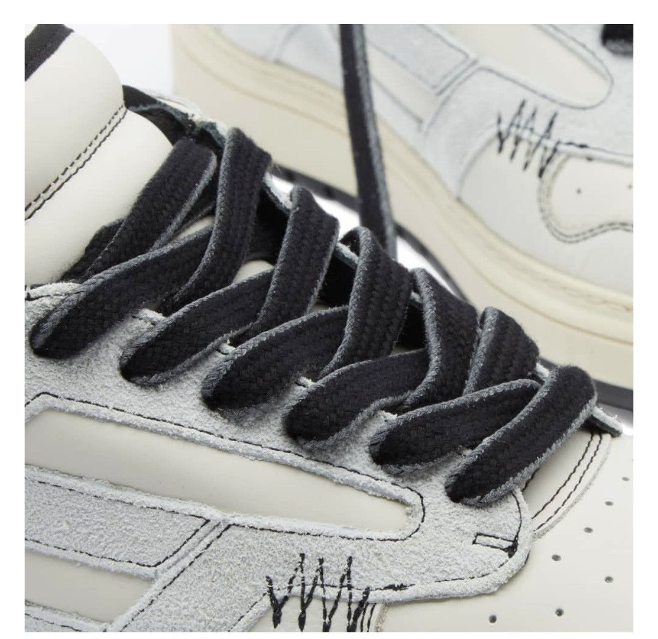 Represent Clo. Represent Reptor Leather Sneaker Size US 8 / EU 41 - 4 Thumbnail