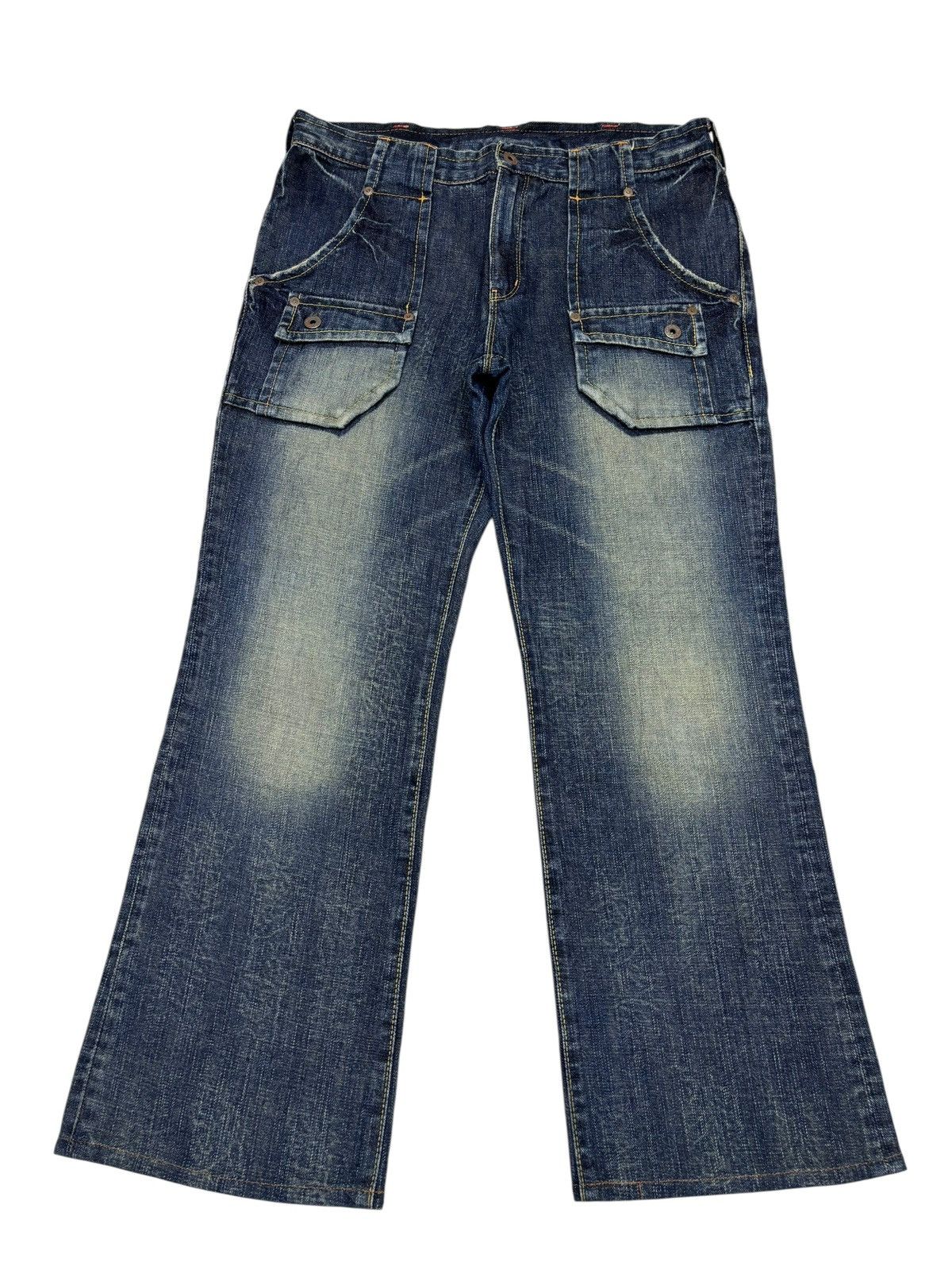 Kapital Vintage Japanese Bush Denim Baggy Jeans Size US 35 - 1 Thumbnail