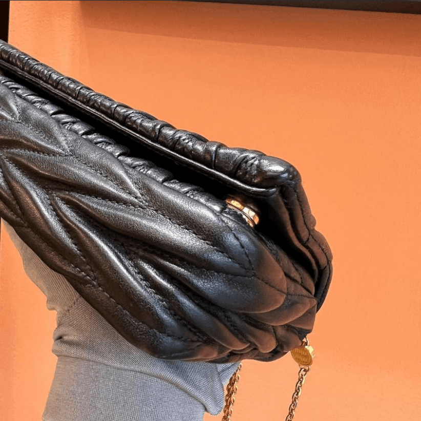 Miu Miu Miu Miu Chain Nappa‑Leather Crossbody & Shoulder Bag Size ONE SIZE - 7 Thumbnail