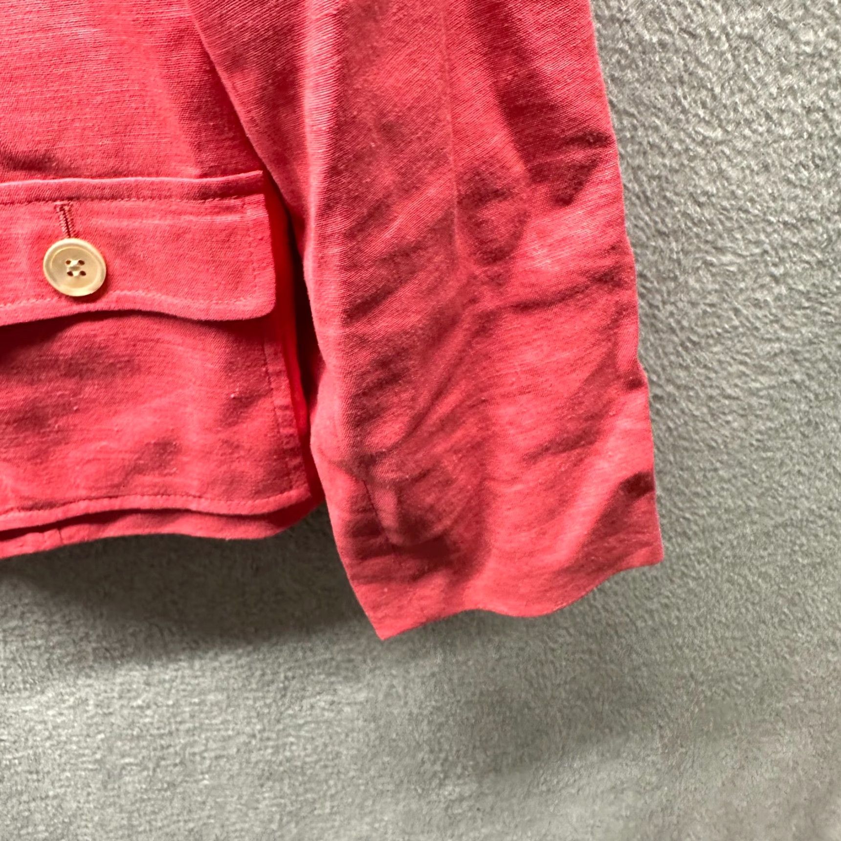 Talbots Talbots Jacket Womens 12P Pink Linen Blazer Coat 80s 90s Petites Button Shoulder Pads Blazer Girls Womens Size XL / US 12-14 / IT 48-50 - 5 Thumbnail