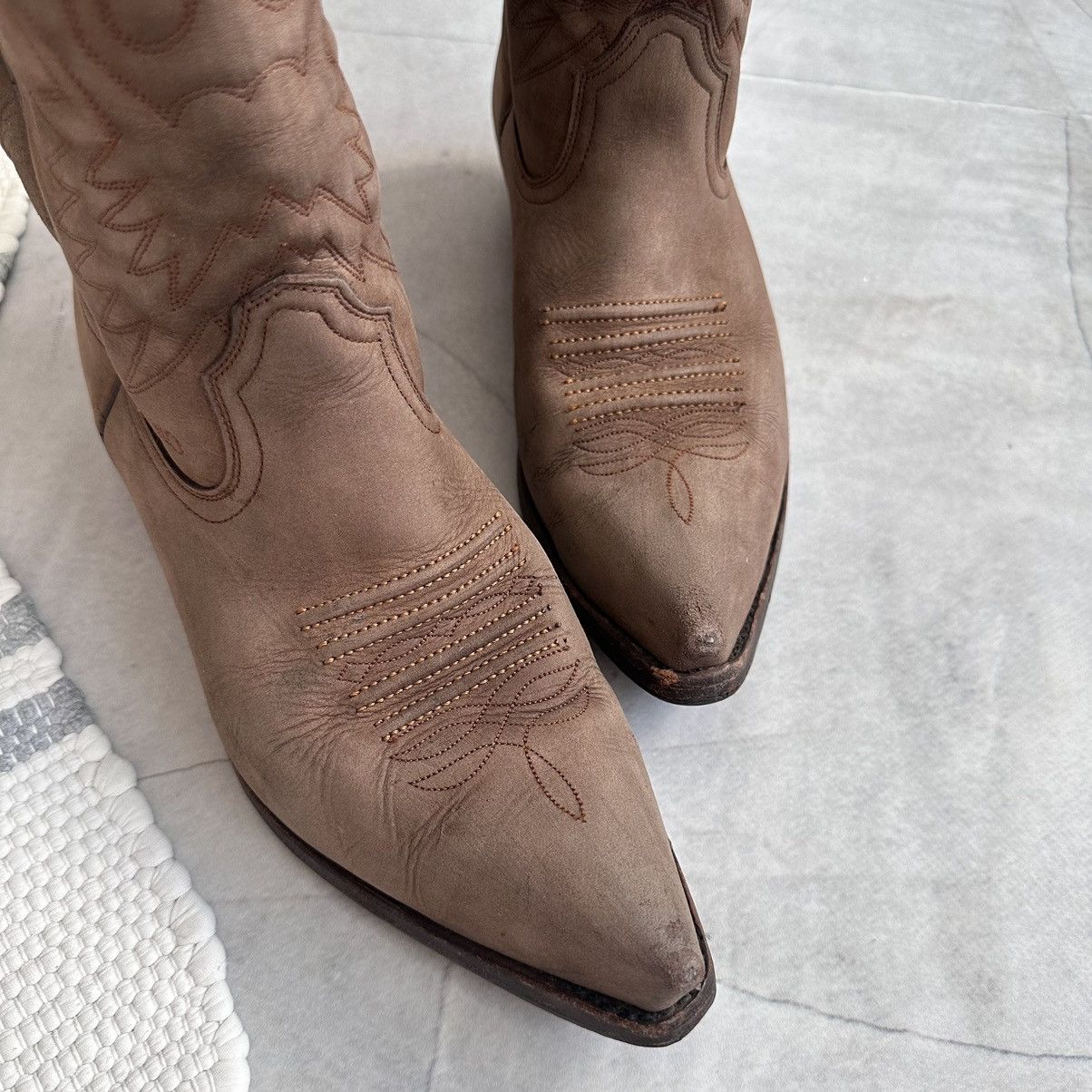 Cowboy Equipment Vintage Sancho Western Cowboy Boots Biker Celine Vibe Size US 9 / EU 42 - 6 Thumbnail