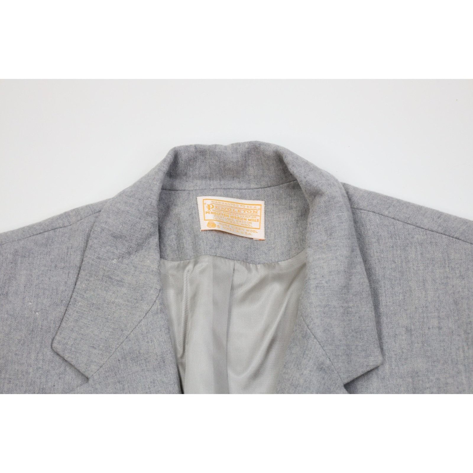 Pendleton Vintage 70s Pendleton Distressed 2 Piece Wool Skirt Suit Size XL / US 12-14 / IT 48-50 - 3 Thumbnail