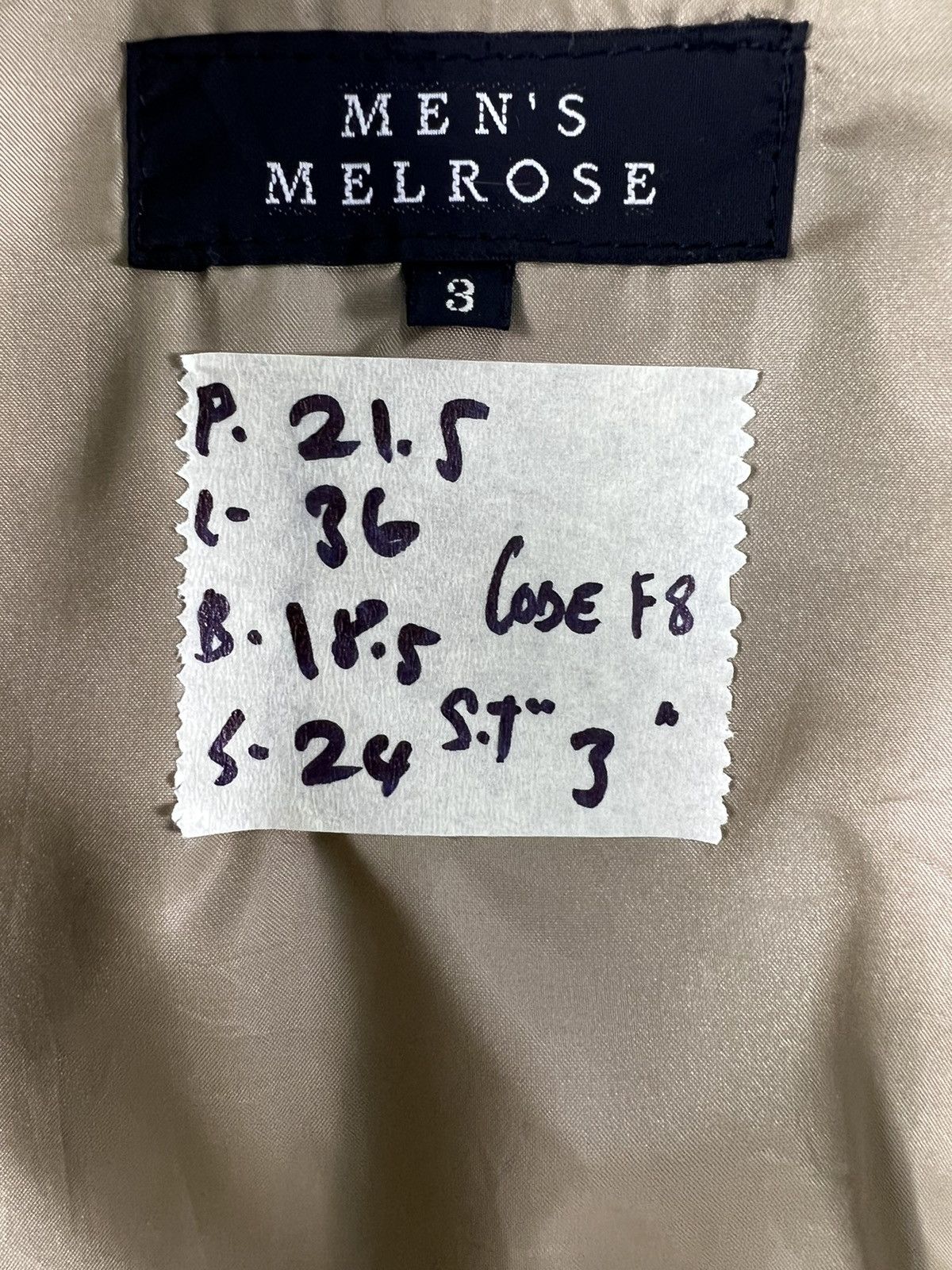 Japanese Brand 🔥 Men's Melrose Long Coat Size US S / EU 44-46 / 1 - 12 Thumbnail