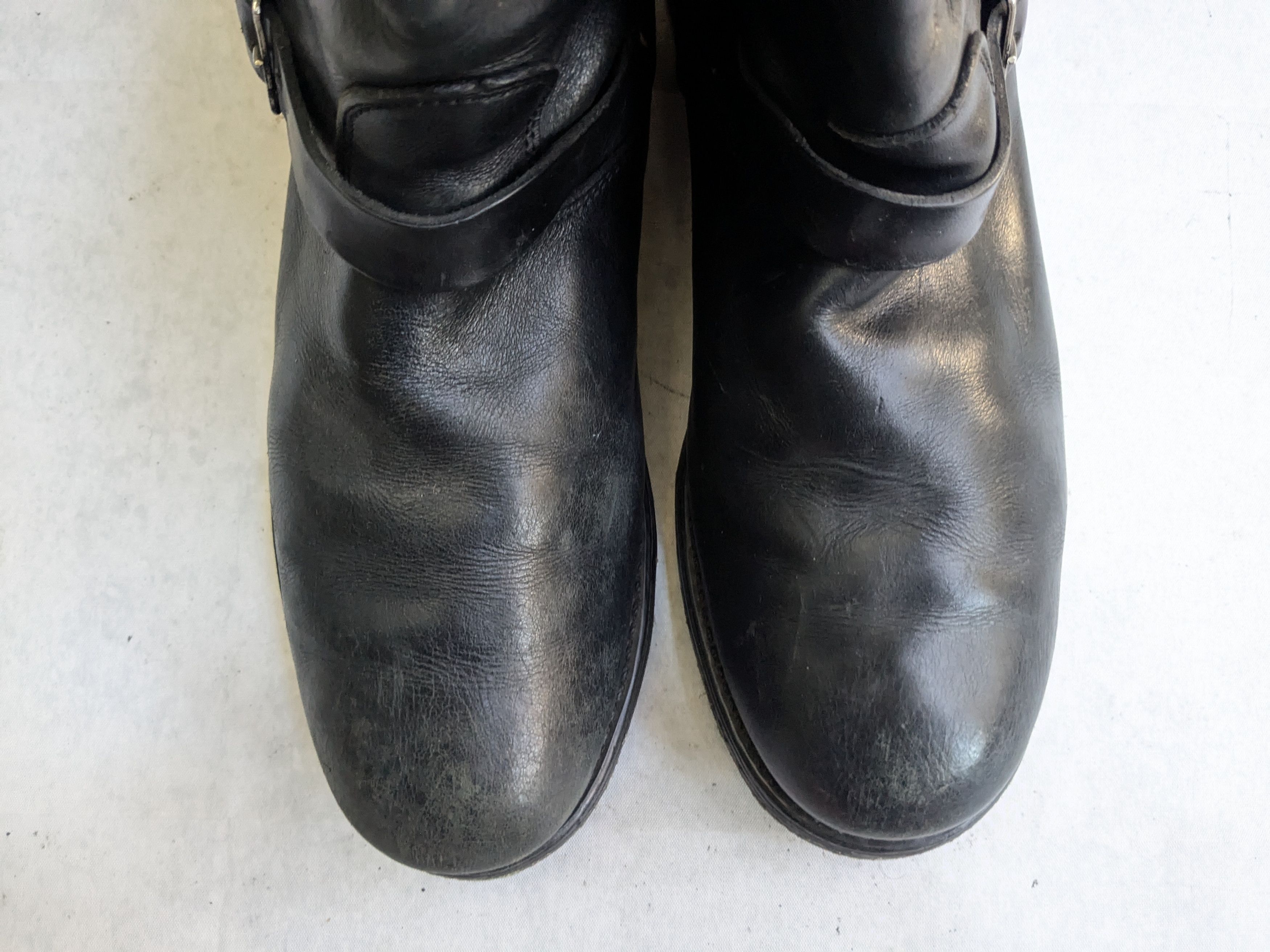 Genuine Leather Double H Engineer Boots Black Leather 12 E Wide Size US 12 / EU 45 - 3 Thumbnail