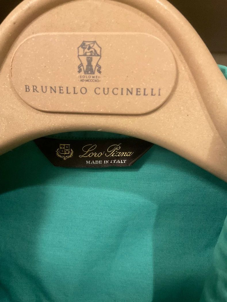 Loro Piana LORO PIANA Green cotton shirt Size M / US 6-8 / IT 42-44 - 3 Thumbnail