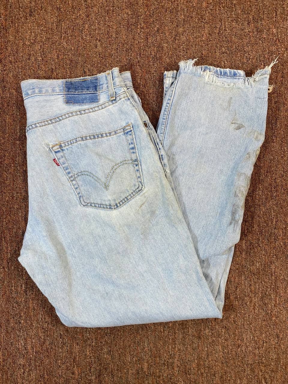 Levi's vintage levis 550 relaxed fit distressed denim Size US 36 / EU 52 - 2 Thumbnail