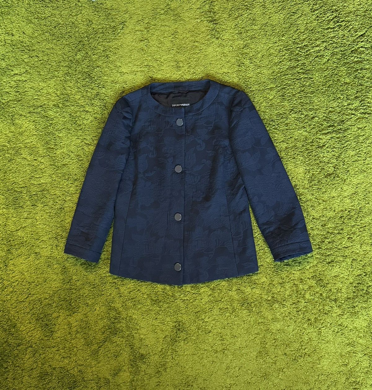 Armani × Designer × Emporio Armani Emporio Armani avant garde floral pattern blazer jacket Size M / US 6-8 / IT 42-44 - 1 Thumbnail