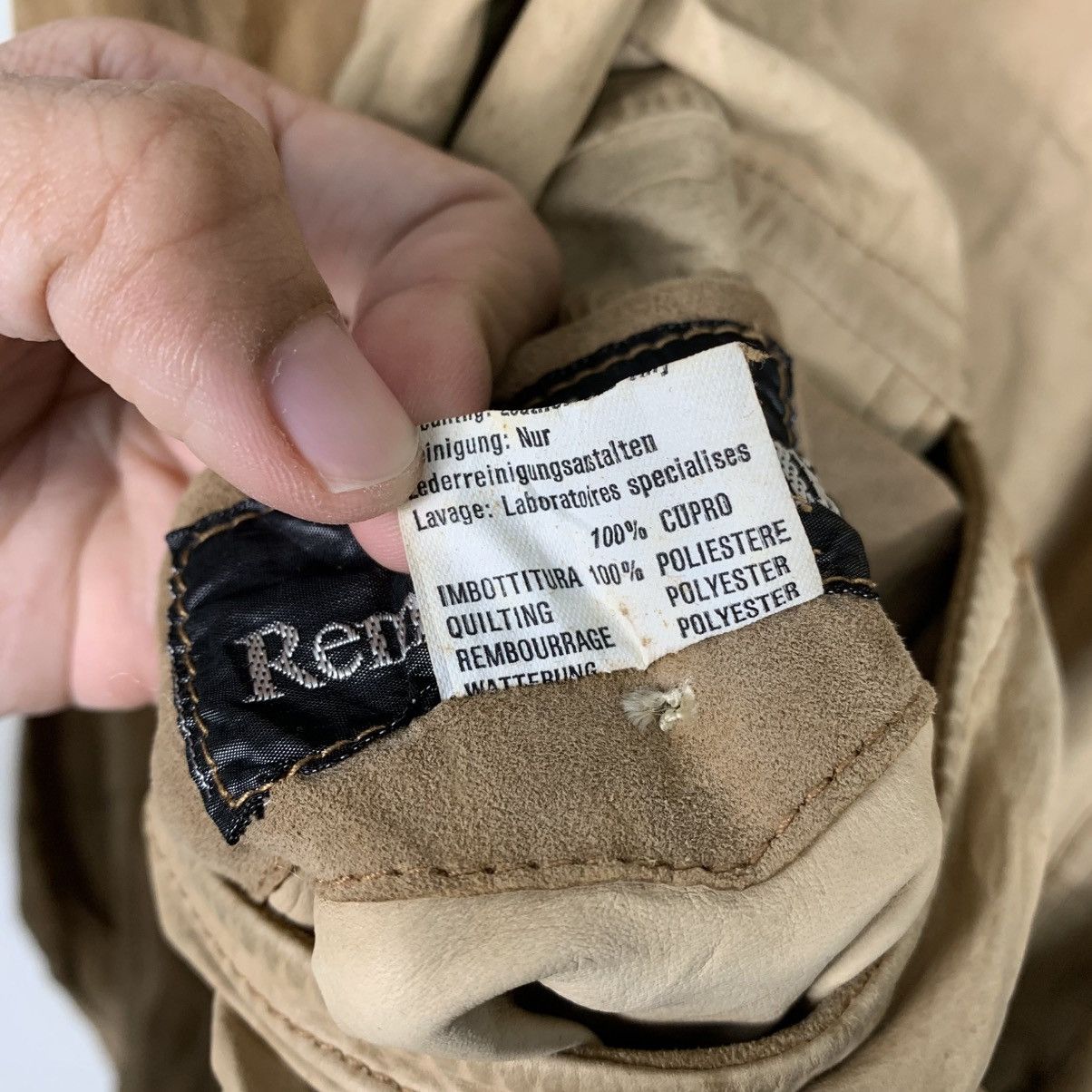 Vintage Vintage Italian Designer Remo Mercalli Suede Leather Jacket Size US M / EU 48-50 / 2 - 18 Thumbnail
