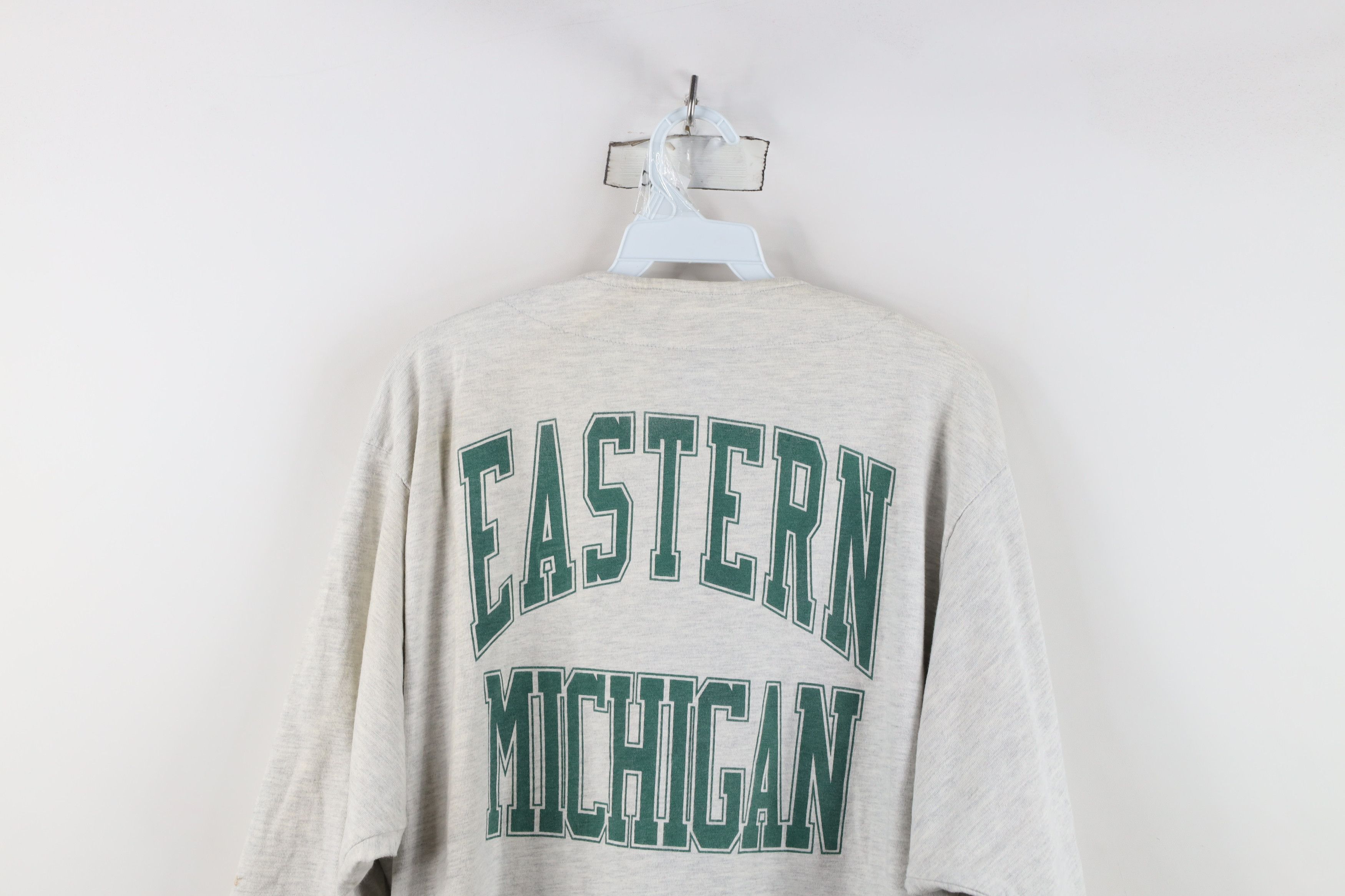 Vintage Vintage 90s Eastern Michigan University Baseball Jersey USA Size US XL / EU 56 / 4 - 16 Thumbnail