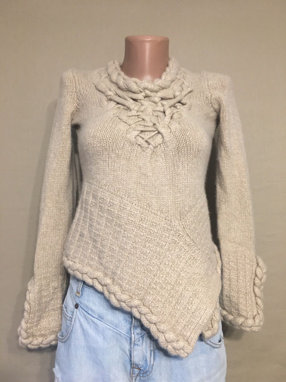 Oscar De La Renta Oscar De La Renta Cashmere Knit Sweater Size S Size S / US 4 / IT 40 - 6 Thumbnail