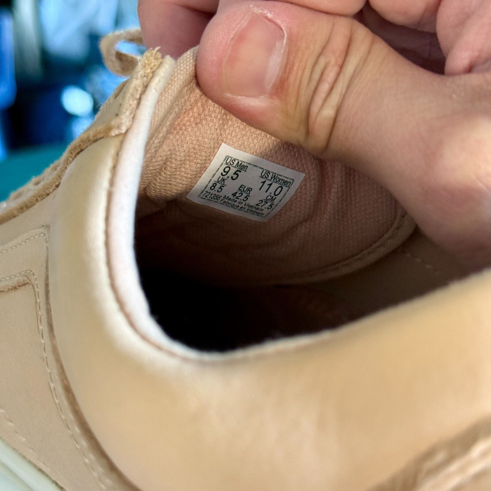 Vans Vans Old Skool Tan Leather Natural Skate Men's Size 9.5 Size US 9.5 / EU 42-43 - 5 Thumbnail
