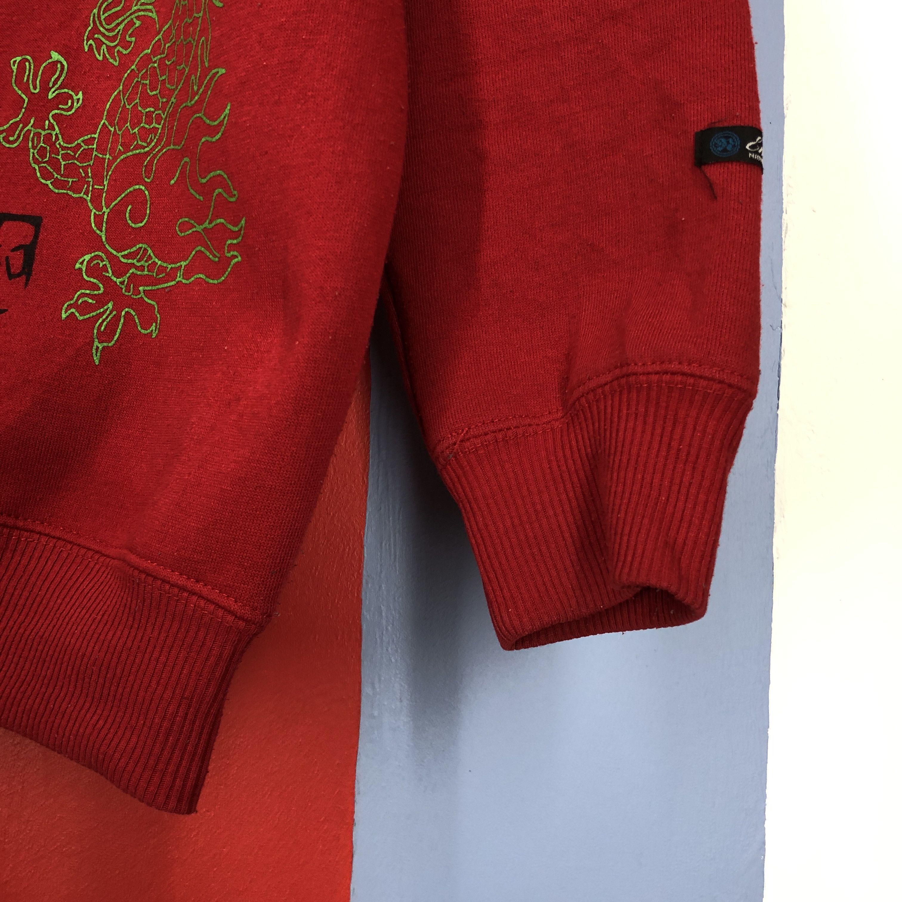Japanese Brand Dragon Design by EMISSION PERSEUS Sweatshirt #1576/01 Size US L / EU 52-54 / 3 - 6 Thumbnail