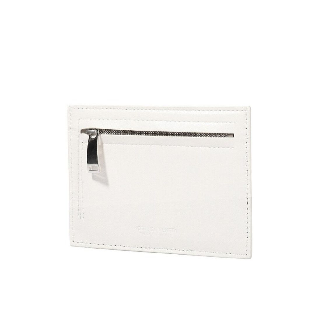 Bottega Veneta o1n1vont1224 Size: OS / Zipped Card Case in White Size ONE SIZE - 2 Thumbnail