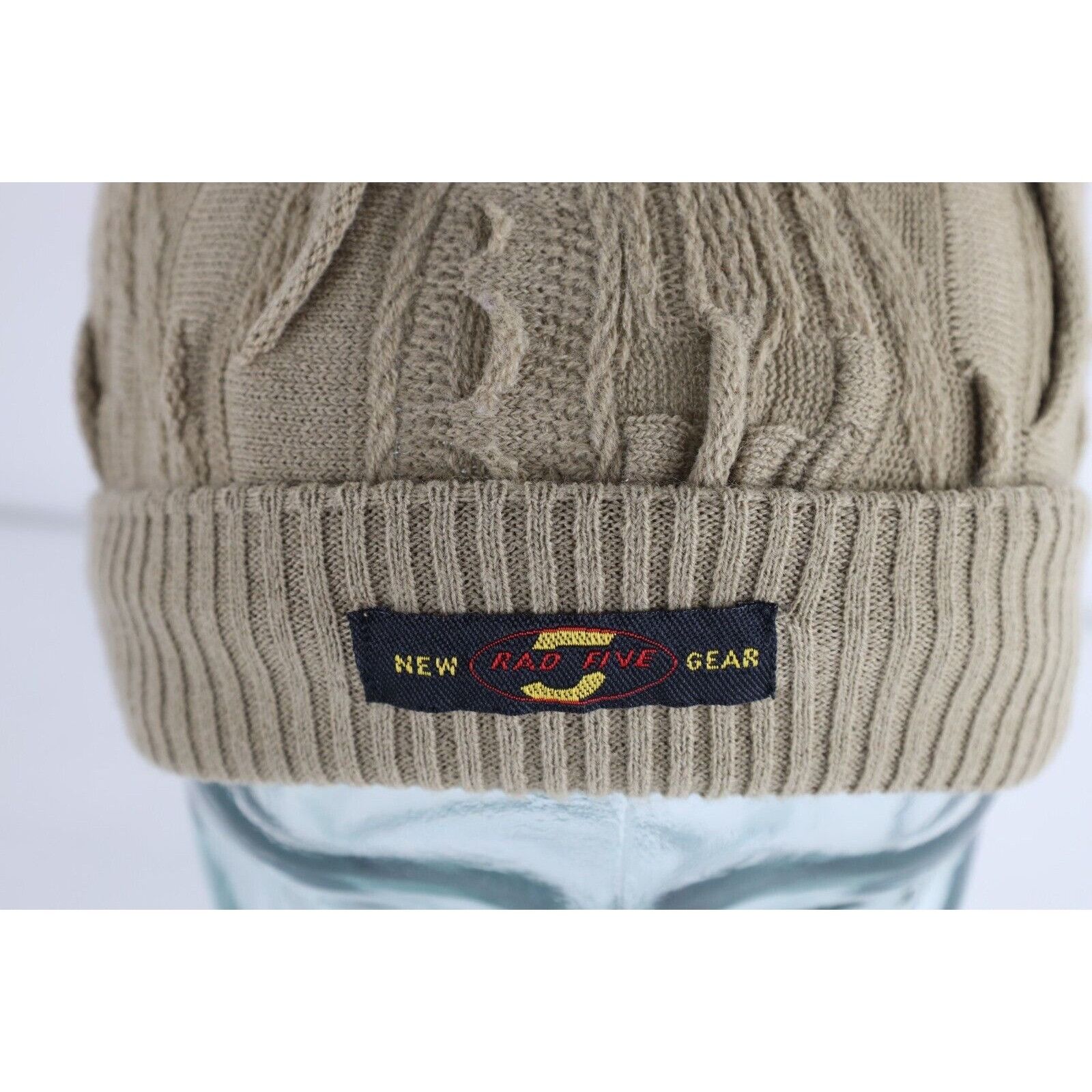 Vintage Vintage 90s Coogi Style Textured Knit Winter Beanie Hat Cap Size ONE SIZE - 2 Thumbnail