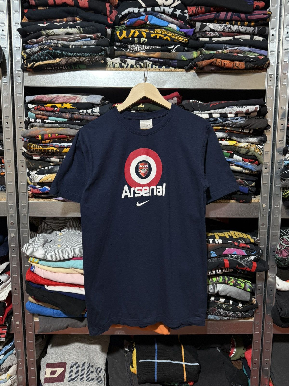 Nike × Vintage Rare Vintage 1990’s Nike FC Arsenal Football Soccer T-Shirt Size US M / EU 48-50 / 2 - 1 Thumbnail