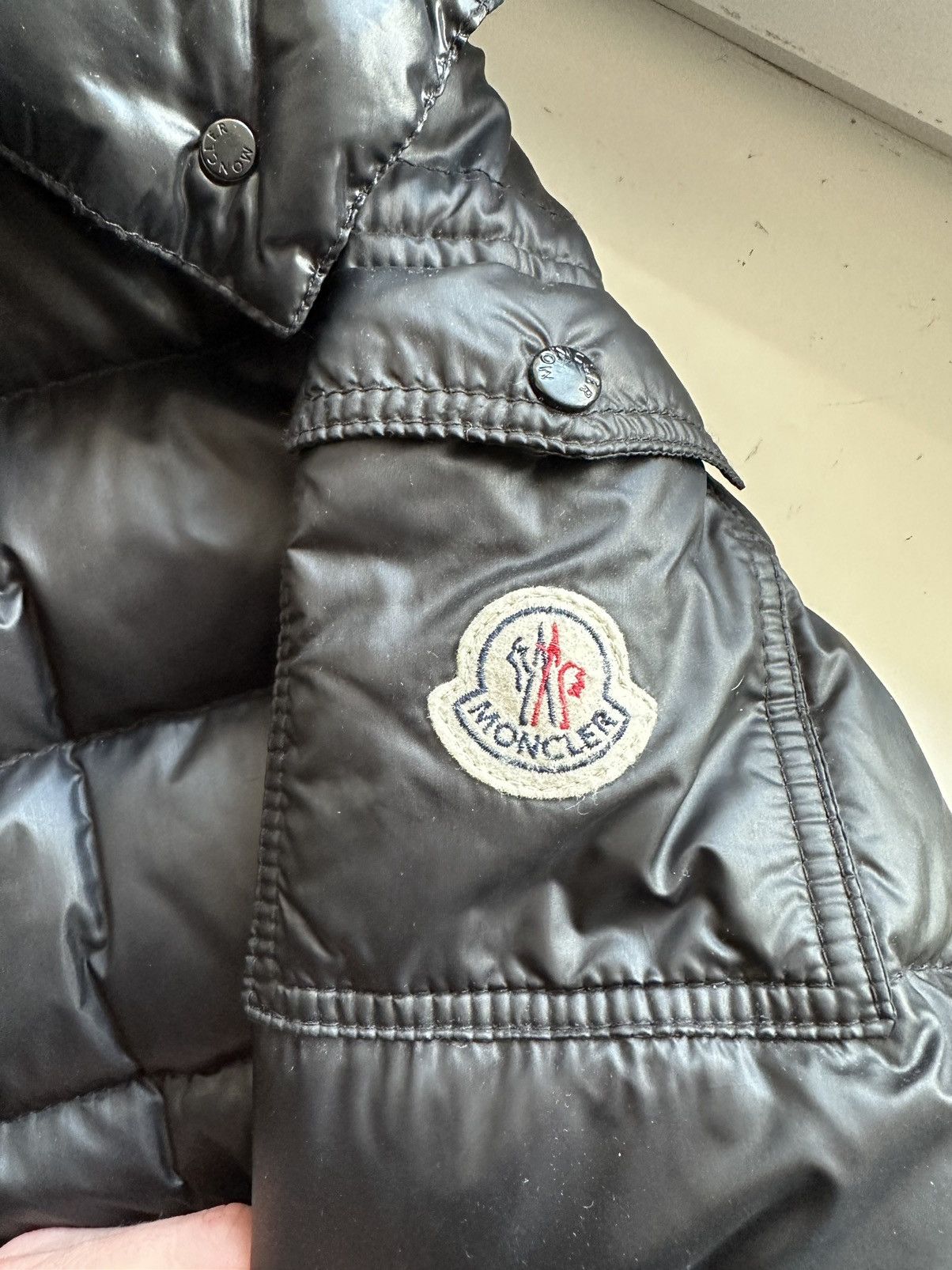 Moncler × Vintage Moncler jacket Black Luxury Size S / US 4 / IT 40 - 5 Thumbnail