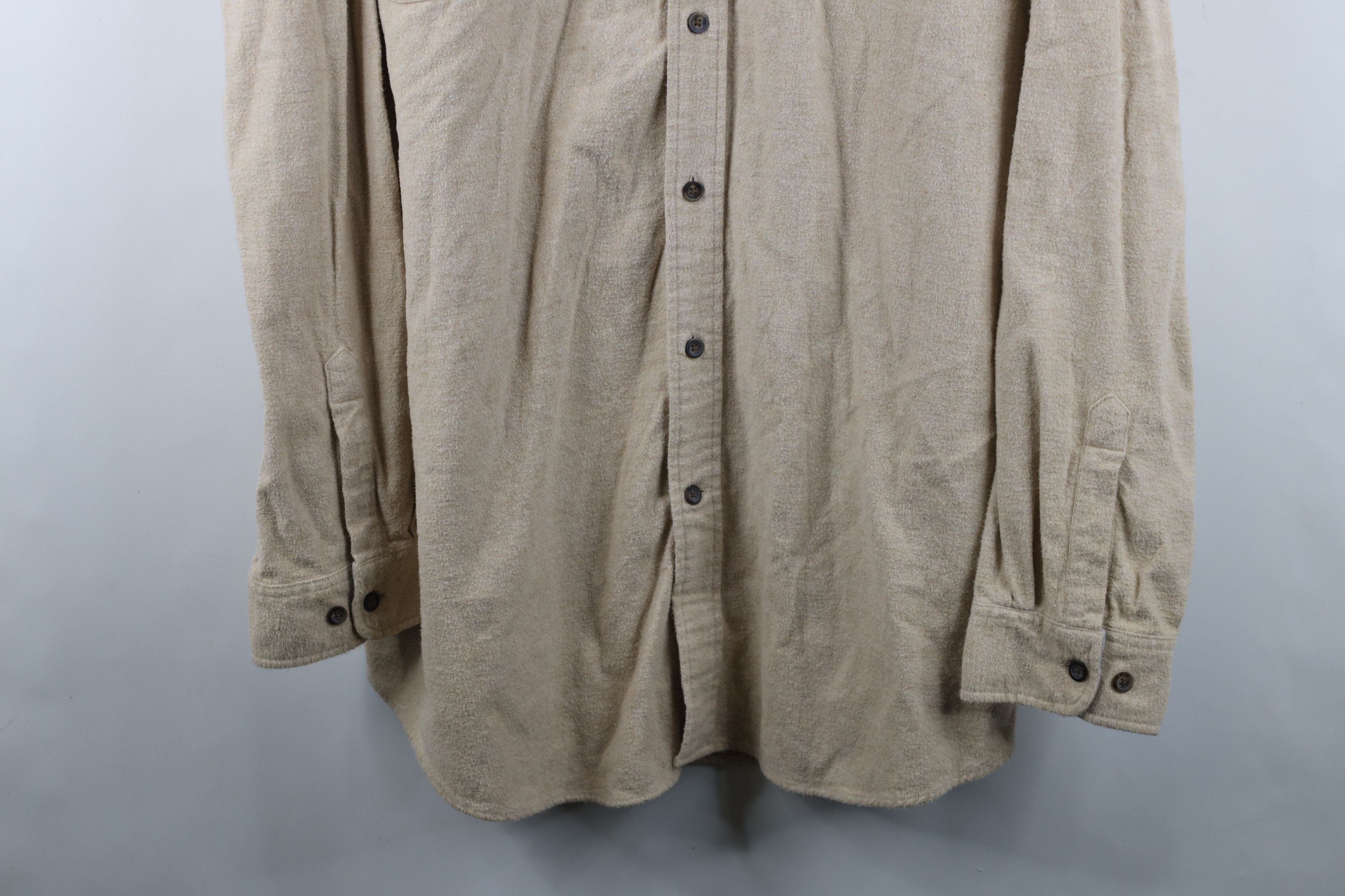 Vintage Vintage 90s Streetwear Faded Chamois Cloth Button Down Shirt Size US XXL / EU 58 / 5 - 3 Thumbnail