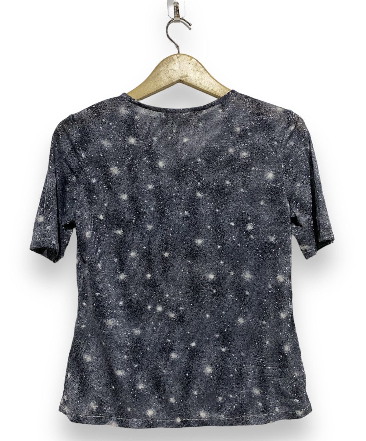 Designer Vintage JpG style compass galaxy glitter mesh t-shirts Size US M / EU 48-50 / 2 - 2 Thumbnail
