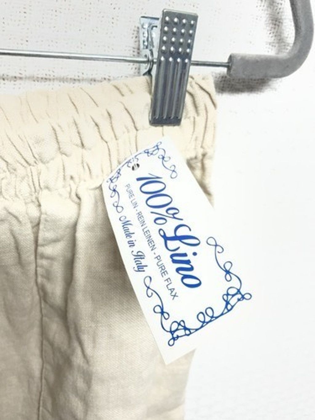 Other NWT 100% Lino Lagenlook Balloon Barrel Harem Pants Women M-L Size 29" - 2 Thumbnail