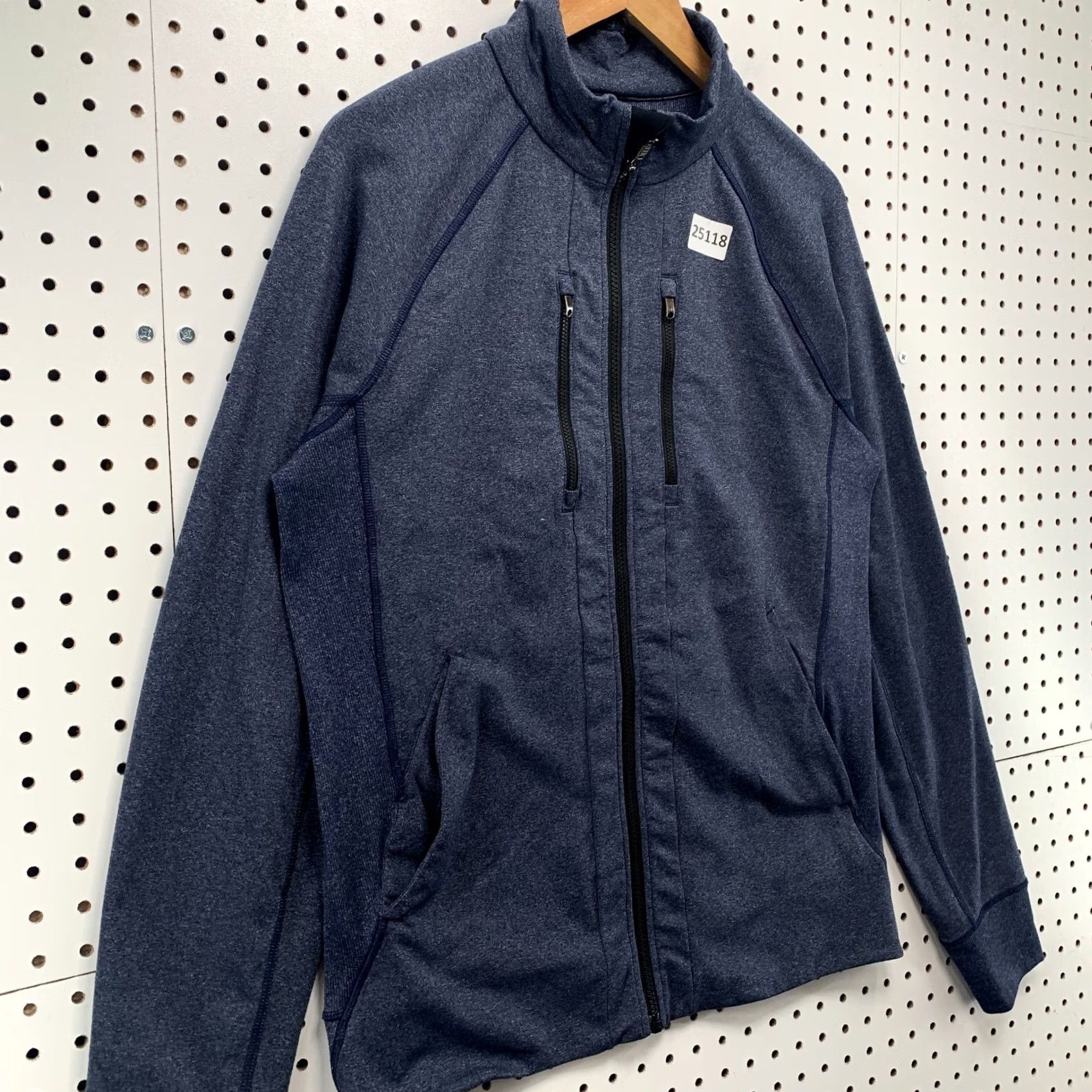 Lululemon LULULEMON Shift Jacket Mens M Blue Full Zip Chest Pockets Casual Travel Jacket Size US M / EU 48-50 / 2 - 7 Thumbnail