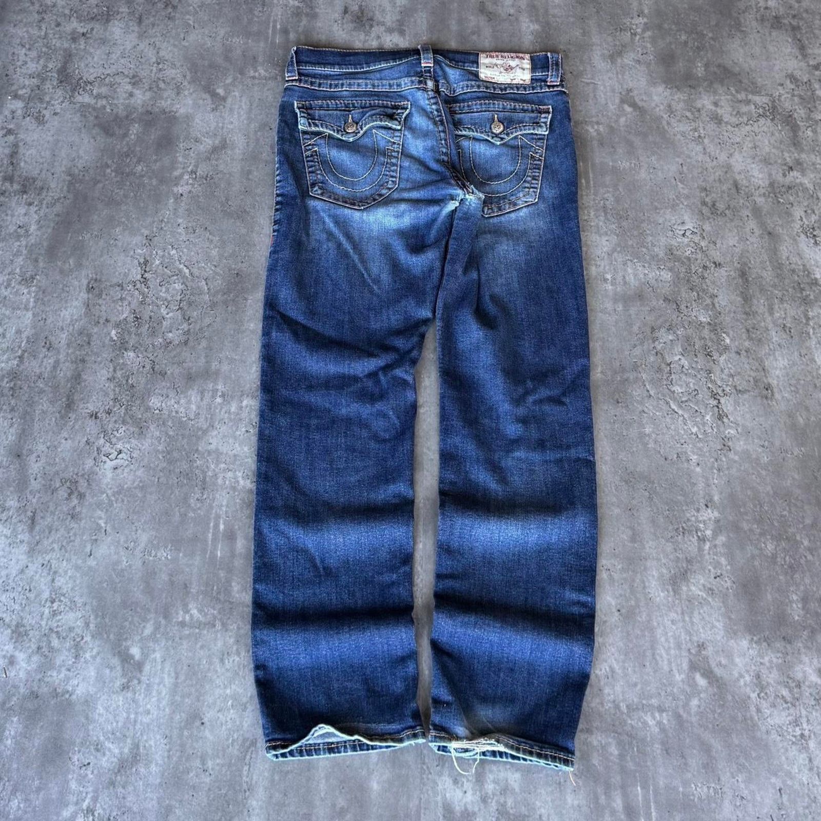 Japanese Brand × True Religion × Vintage Vintage Y2K True Religion Embroidered Grunge Opium Jeans Size US 34 / EU 50 - 1 Thumbnail