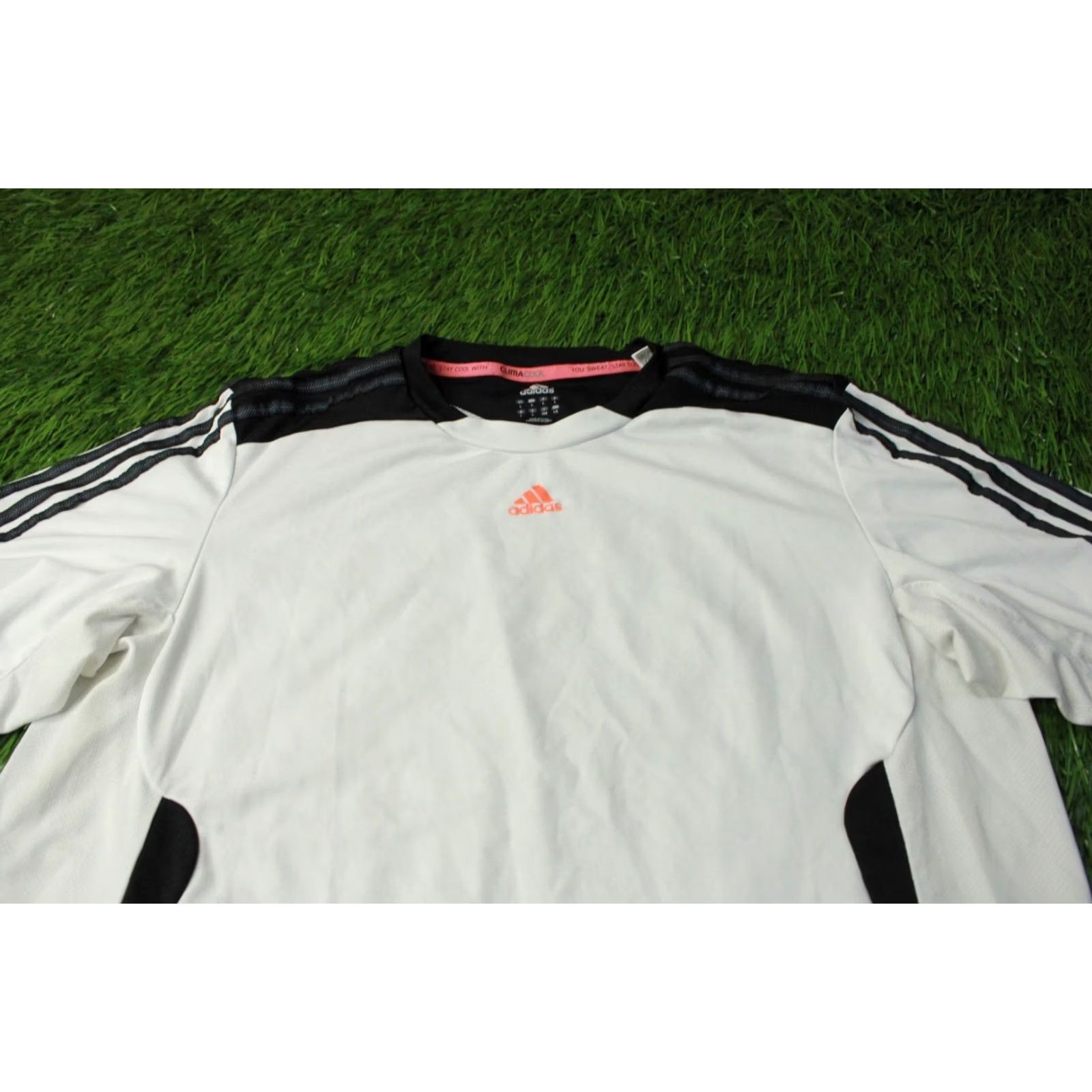 Adidas ADIDAS 365 PERFORMANCE CLIMACOOL ORIGINAL FOOTBALL SHIRT JERSEY XL Adult White and Black Football Mens Shirt Size US XL / EU 56 / 4 - 2 Thumbnail