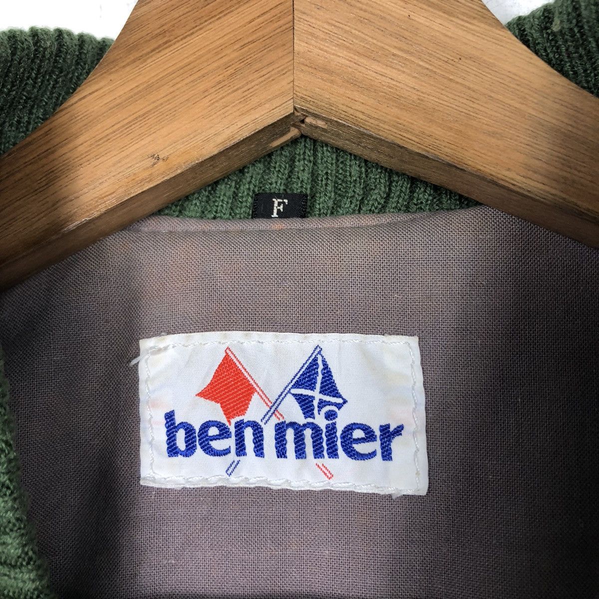 Japanese Brand × Vintage 📌Vintage Genuine Leather Bomber Jacket Ben Mier Issey Miyake Size US M / EU 48-50 / 2 - 19 Thumbnail