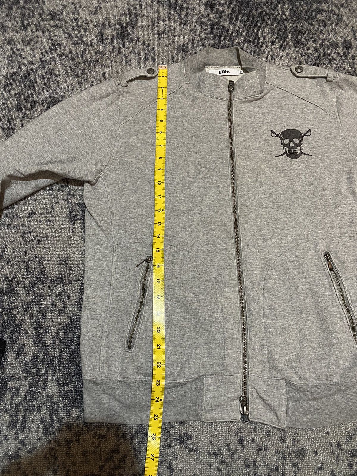 Hysteric Glamour Y2k Hysteric Glamour skull zip sweatshirt Size US M / EU 48-50 / 2 - 8 Thumbnail