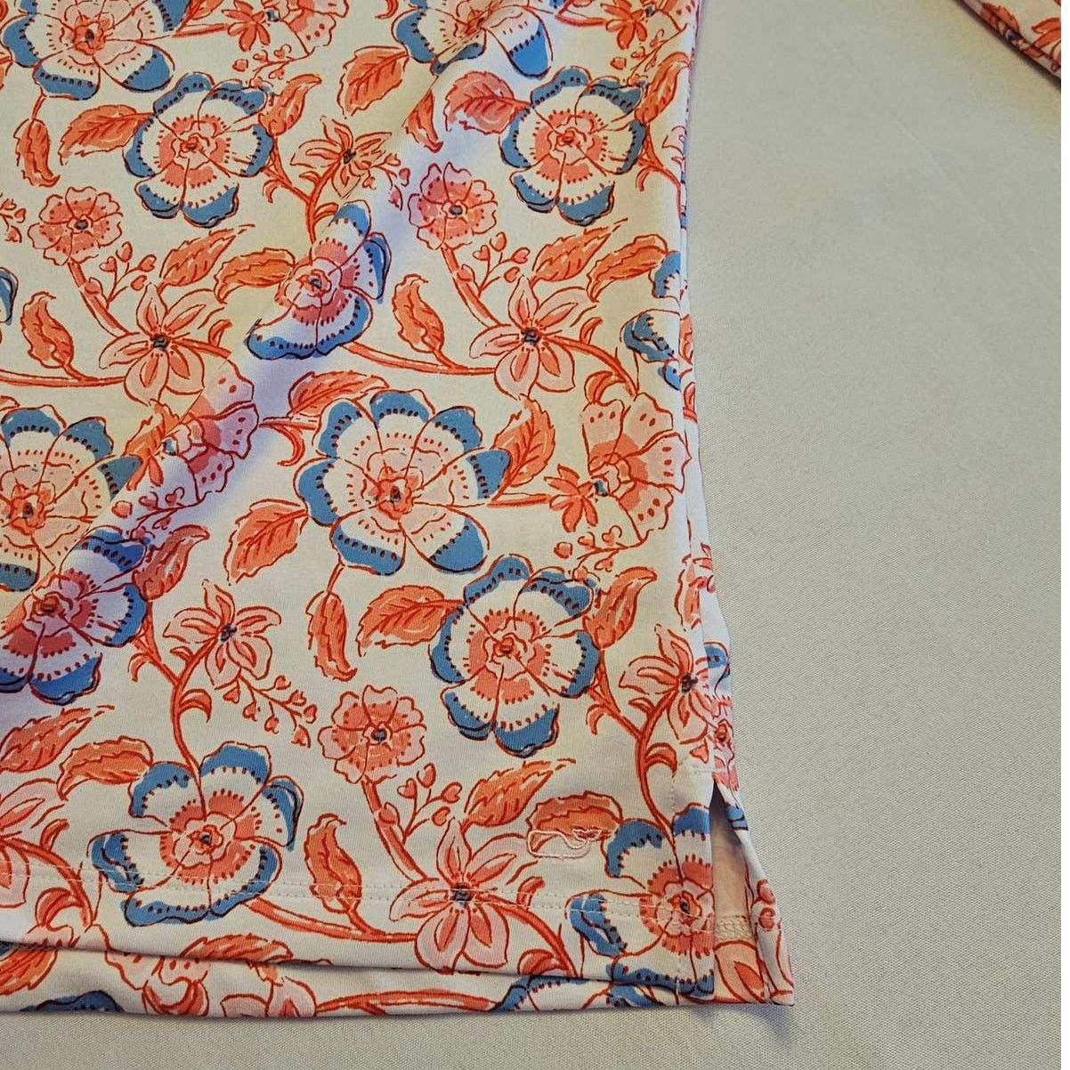 Vineyard Vines Vineyard Vines Casual Sankaty Floral 3/4 Sleeve Shirt Top XS Size XS / US 0-2 / IT 36-38 - 6 Thumbnail