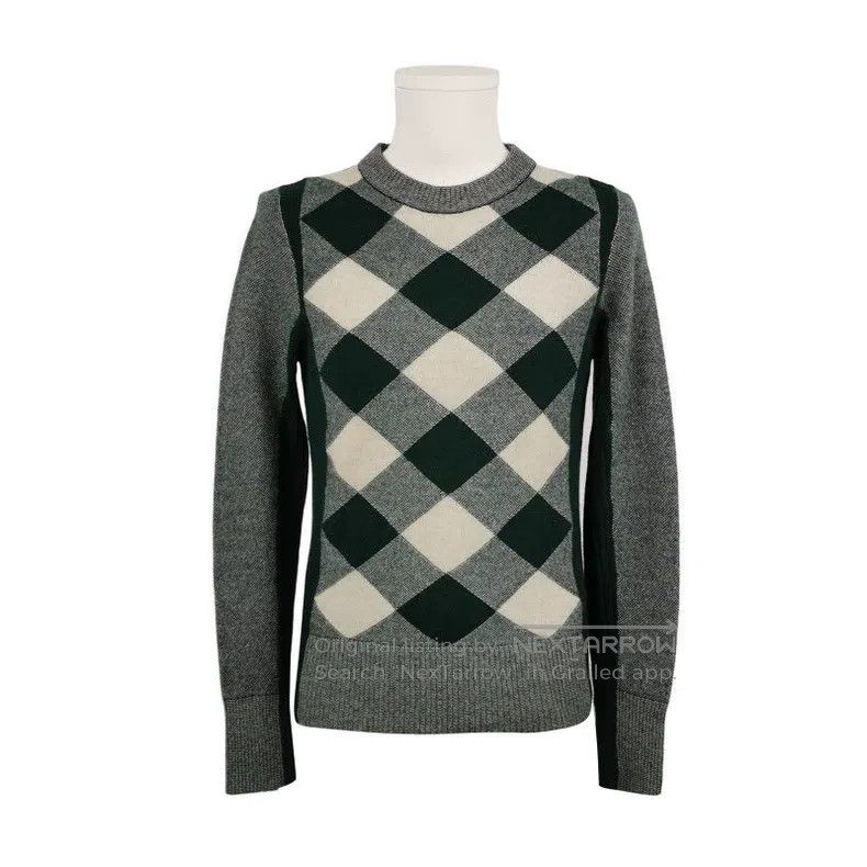 Other Valentino Green plaid crew neck knit Size XS / US 0-2 / IT 36-38 - 1 Thumbnail