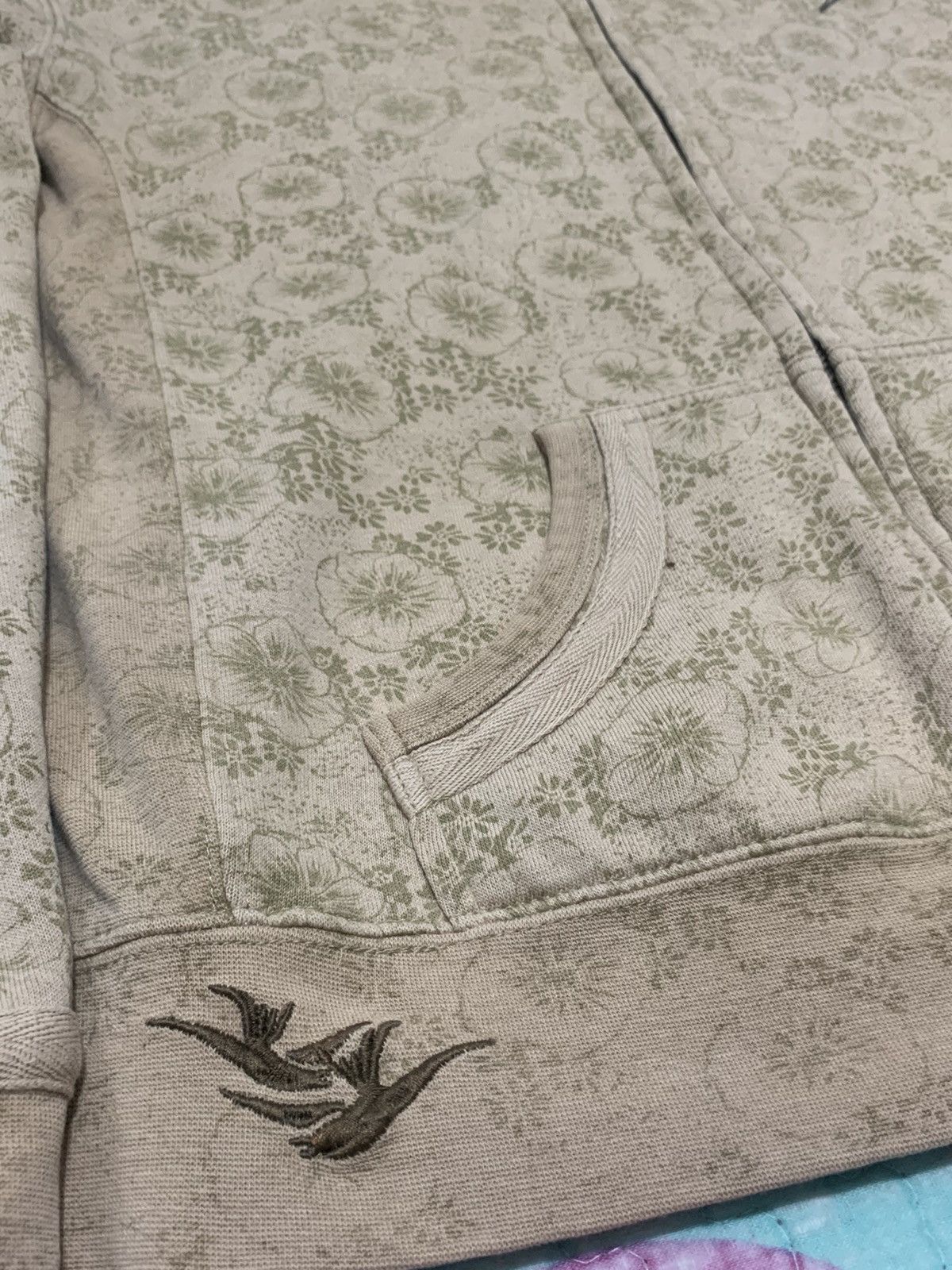 Billabong × Vintage Billabong Beige Full Zip Cotton Jacket W/Hood Size US XL / EU 56 / 4 - 4 Thumbnail