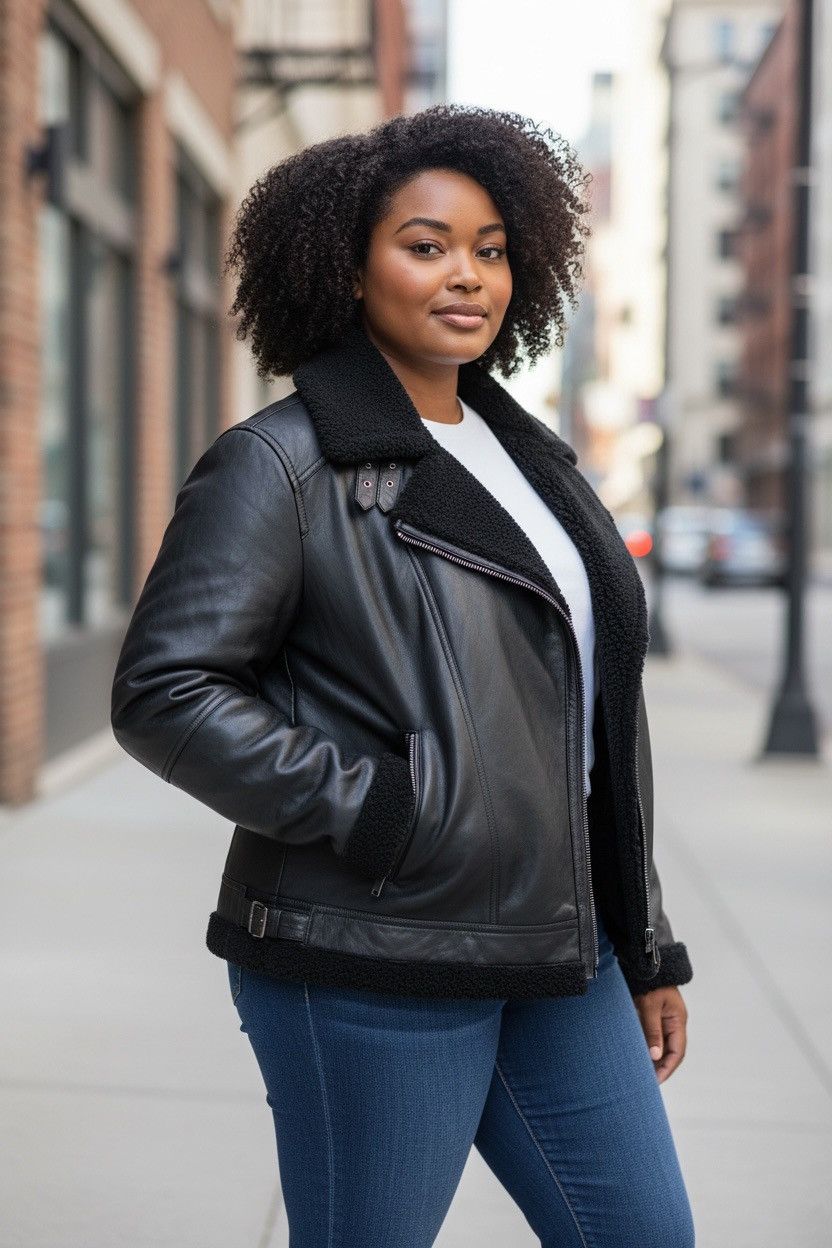Womens Wilsons leather jacket