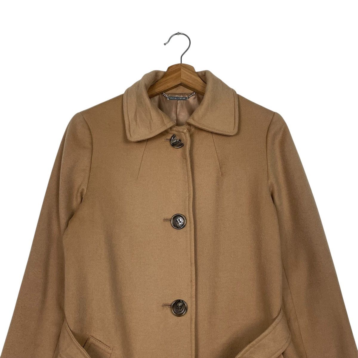 Michael Kors Michael Kors Brown Wool Trenchcoat Size M / US 6-8 / IT 42-44 - 2 Thumbnail