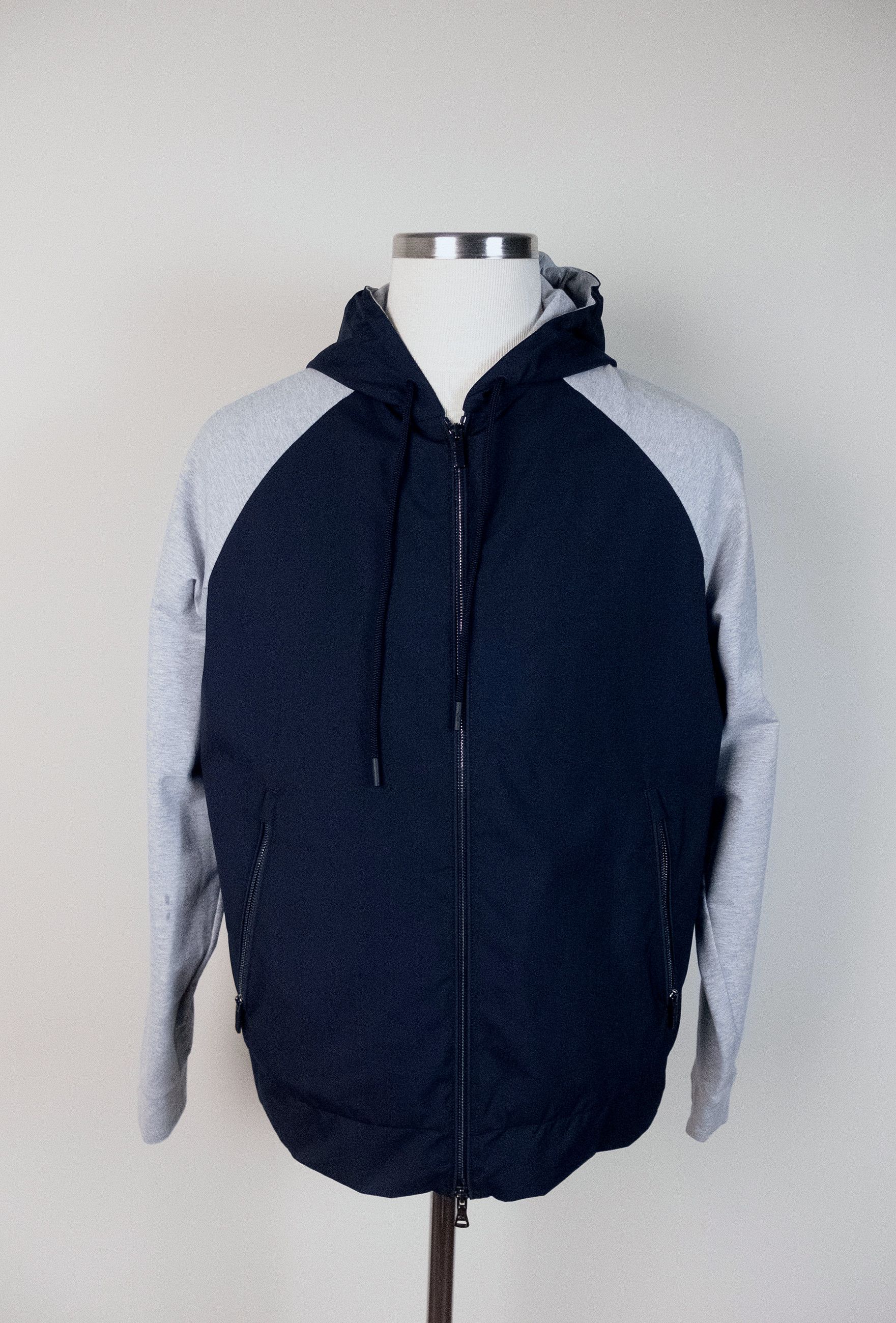 Paul & Shark PAUL & SHARK navy blue paneled hooded casual jacket Large Size US L / EU 52-54 / 3 - 2 Thumbnail