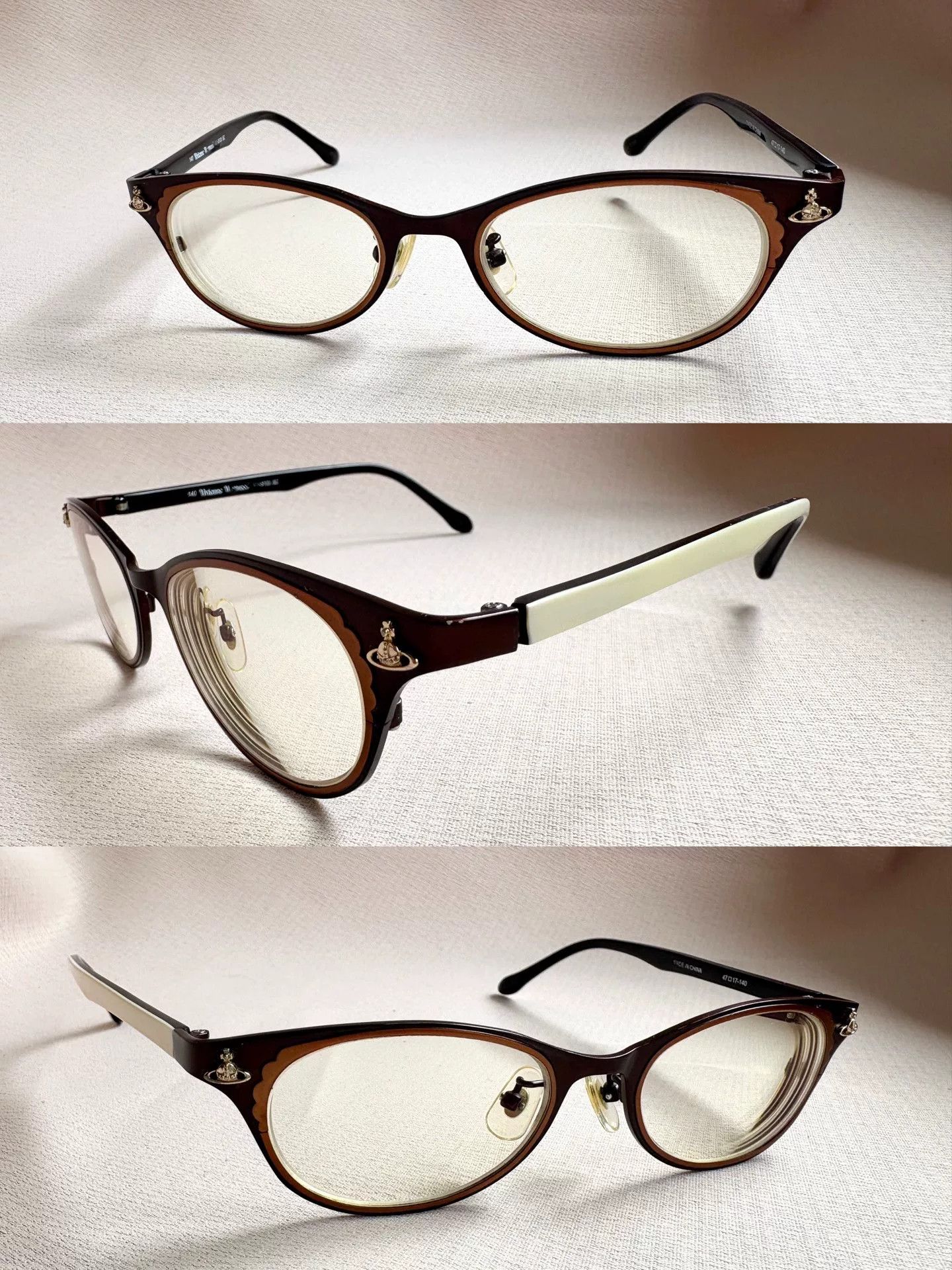 Vivienne Westwood Vivienne Westwood Vintage Tortoiseshell Cat-Eye Glasses Size ONE SIZE - 1 Thumbnail
