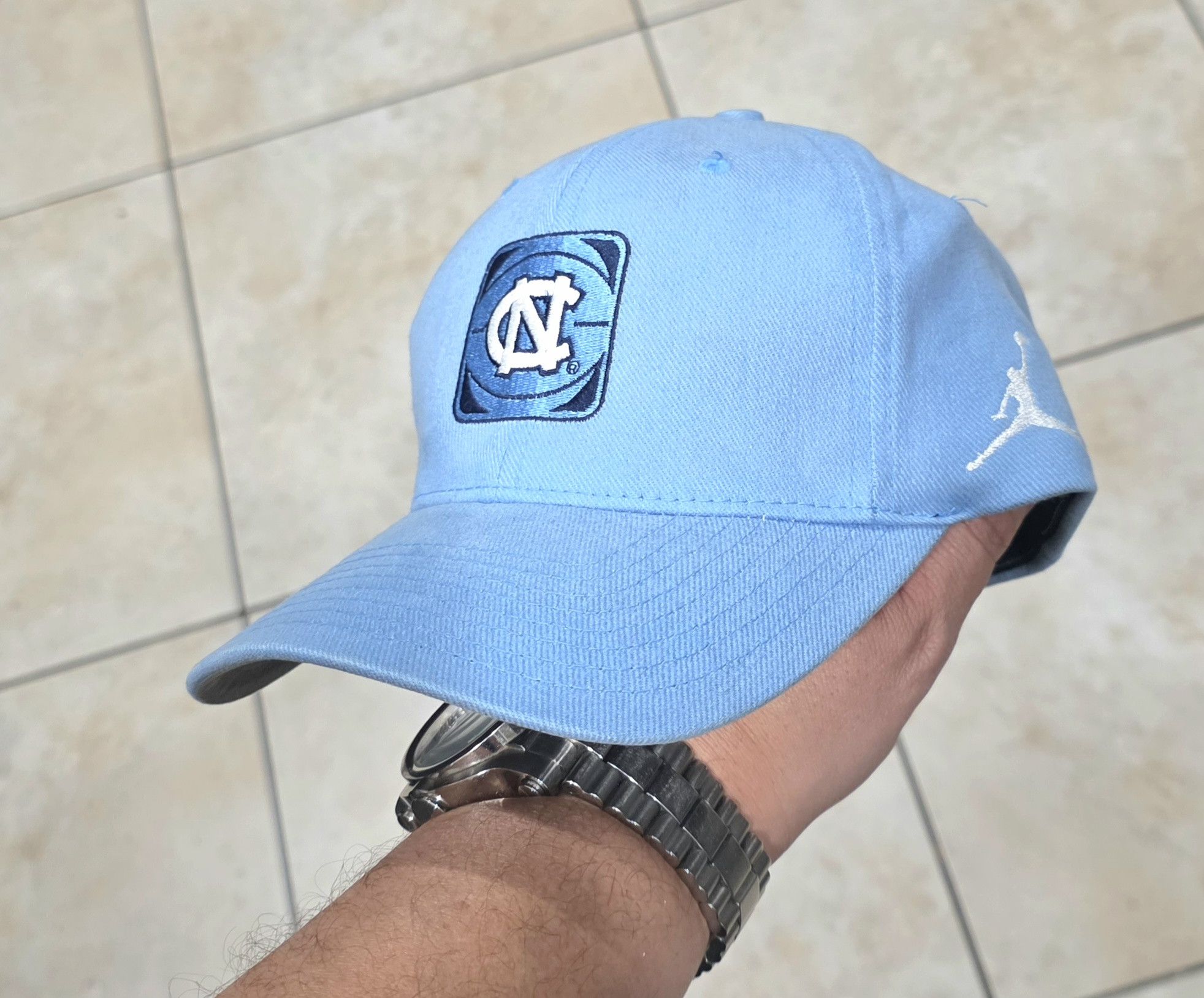 Jordan Brand Jordan Brand Vintage UNC Fitted Hat NCAA Basketball Cap Size ONE SIZE - 1 Thumbnail