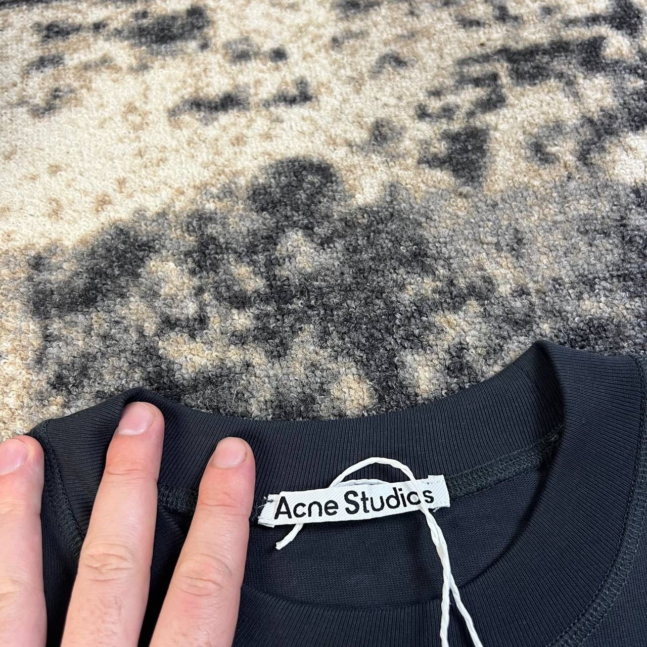 Acne Studios Acne Studios Center Logo Oversized Fit T-Shirt Size US L / EU 52-54 / 3 - 4 Thumbnail