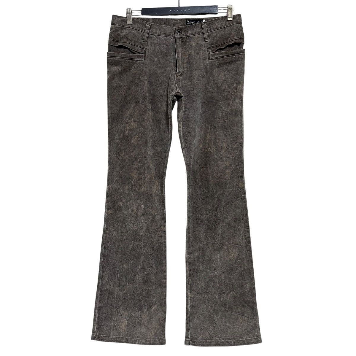 Designer × L7 Real Hip L7 Real Hip Flare Distresed Denim | Grailed