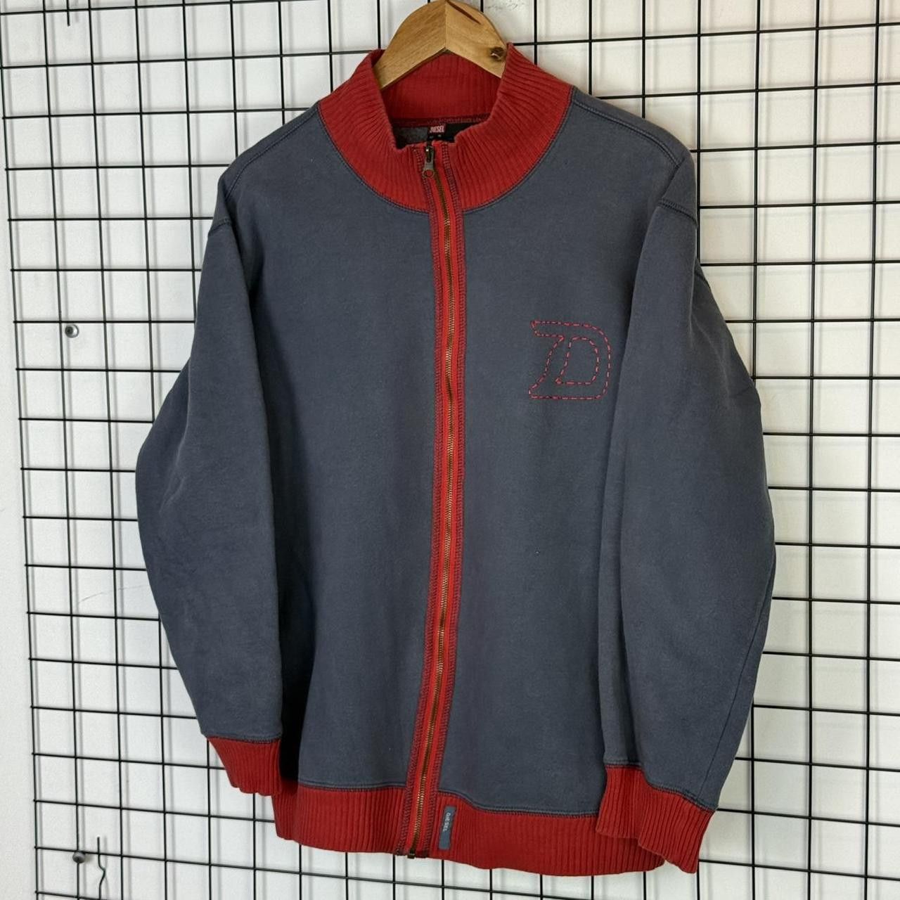 Diesel Diesel Sweatshirt Vintage 90s Blue Crewneck Size US L / EU 52-54 / 3 - 4 Thumbnail