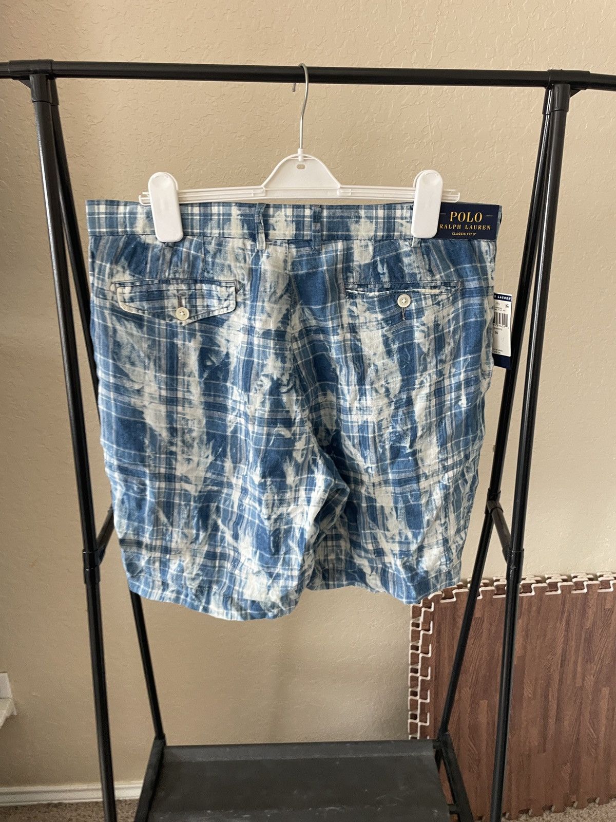 Polo Ralph Lauren Indian Madras Linen Plaid shorts nwt 79.50 Size US 36 / EU 52 - 4 Thumbnail