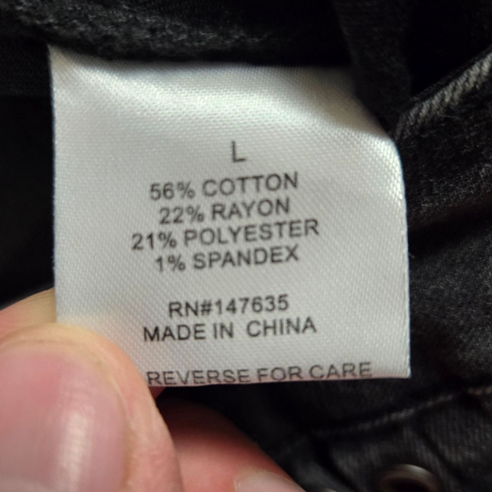 Other Washed Black Eyelet Skinny Jeans Size Large Size 34" / US 12 / IT 48 - 6 Thumbnail