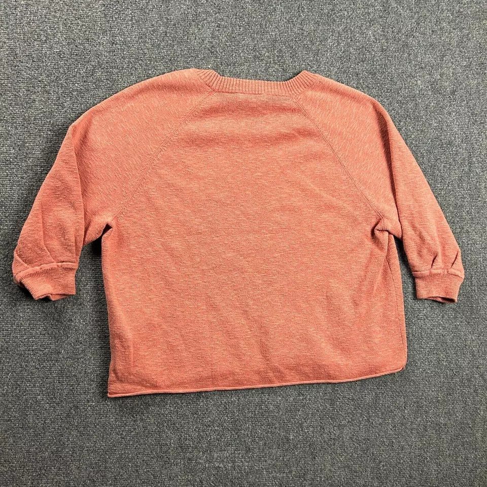 Madewell Madewell Sweater Womens Small Salmon Crew Neck 3/4 Sleeve Size S / US 4 / IT 40 - 4 Thumbnail